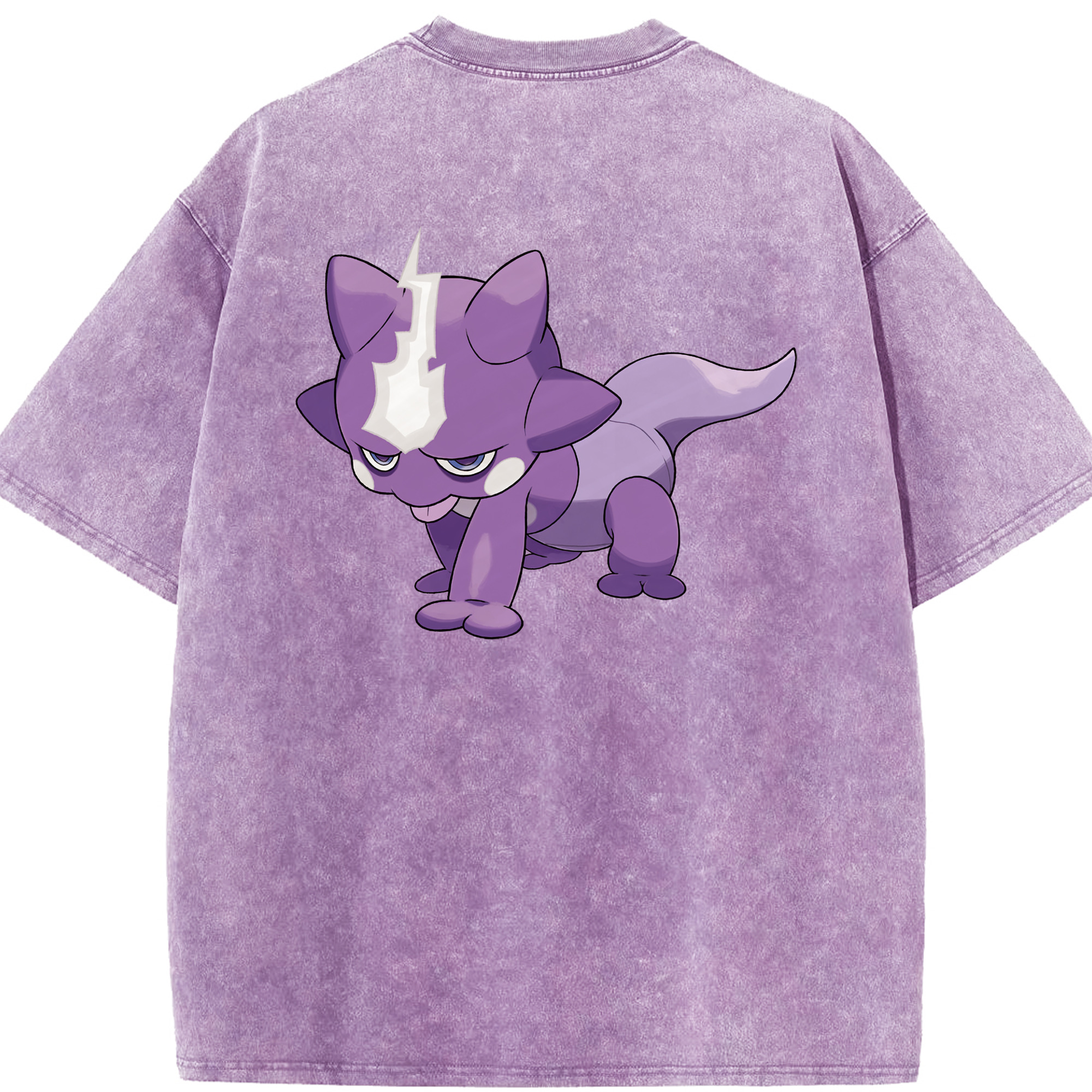 （画像用） ポケットモンスター Pokémon 綿100% ヴィンテージ風 半袖Tシャツ（背面プリント）