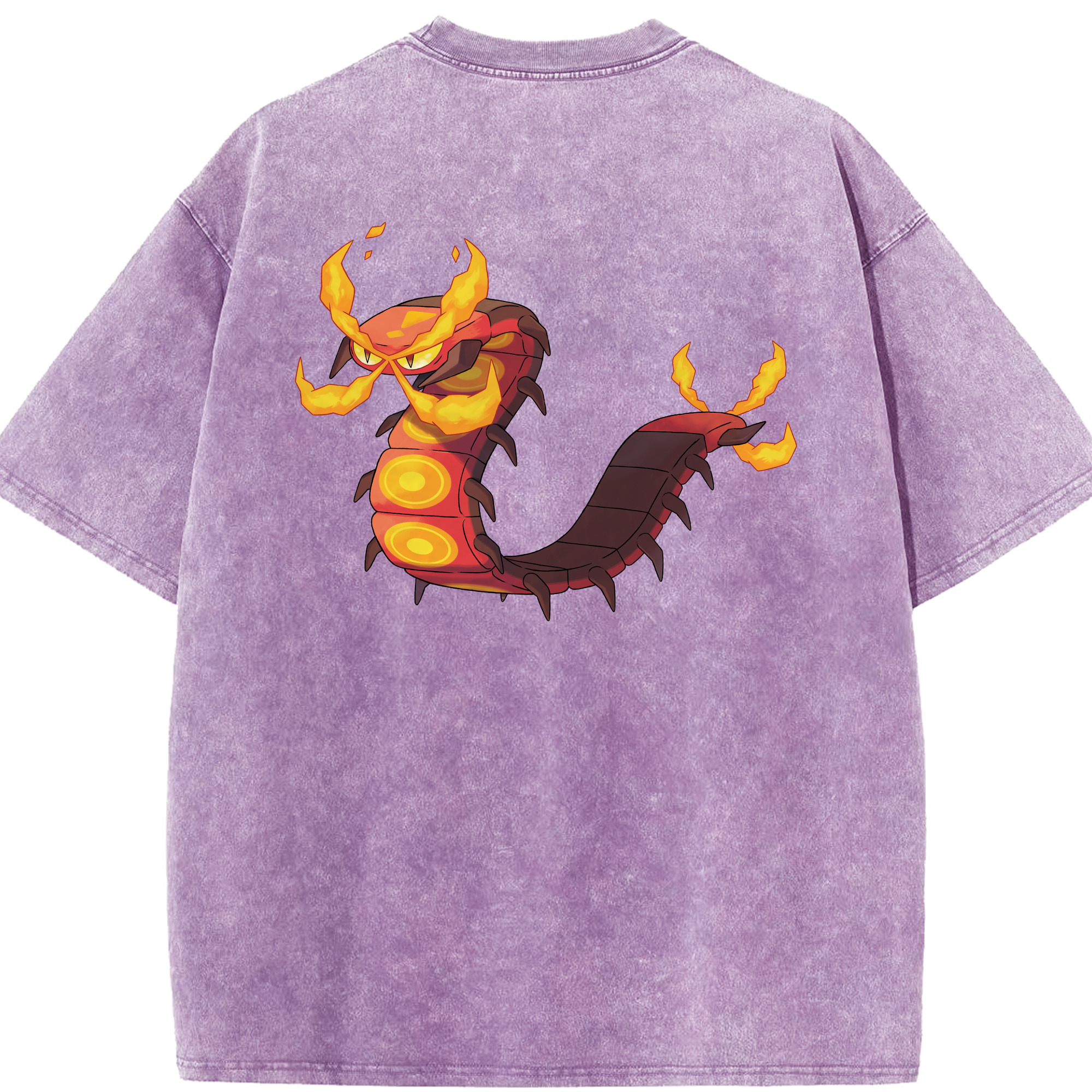 （画像用） ポケットモンスター Pokémon 綿100% ヴィンテージ風 半袖Tシャツ（背面プリント）