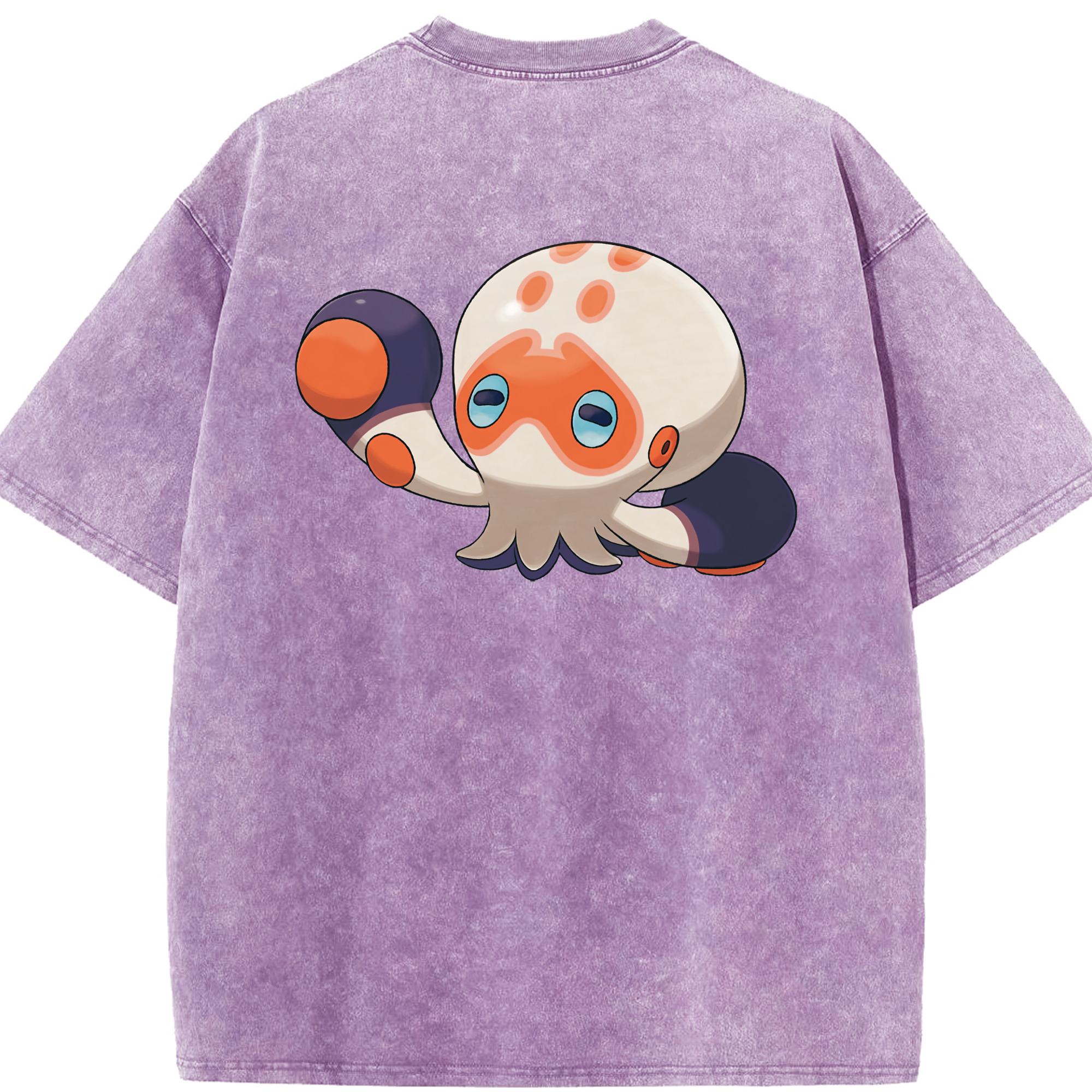 （画像用） ポケットモンスター Pokémon 綿100% ヴィンテージ風 半袖Tシャツ（背面プリント）
