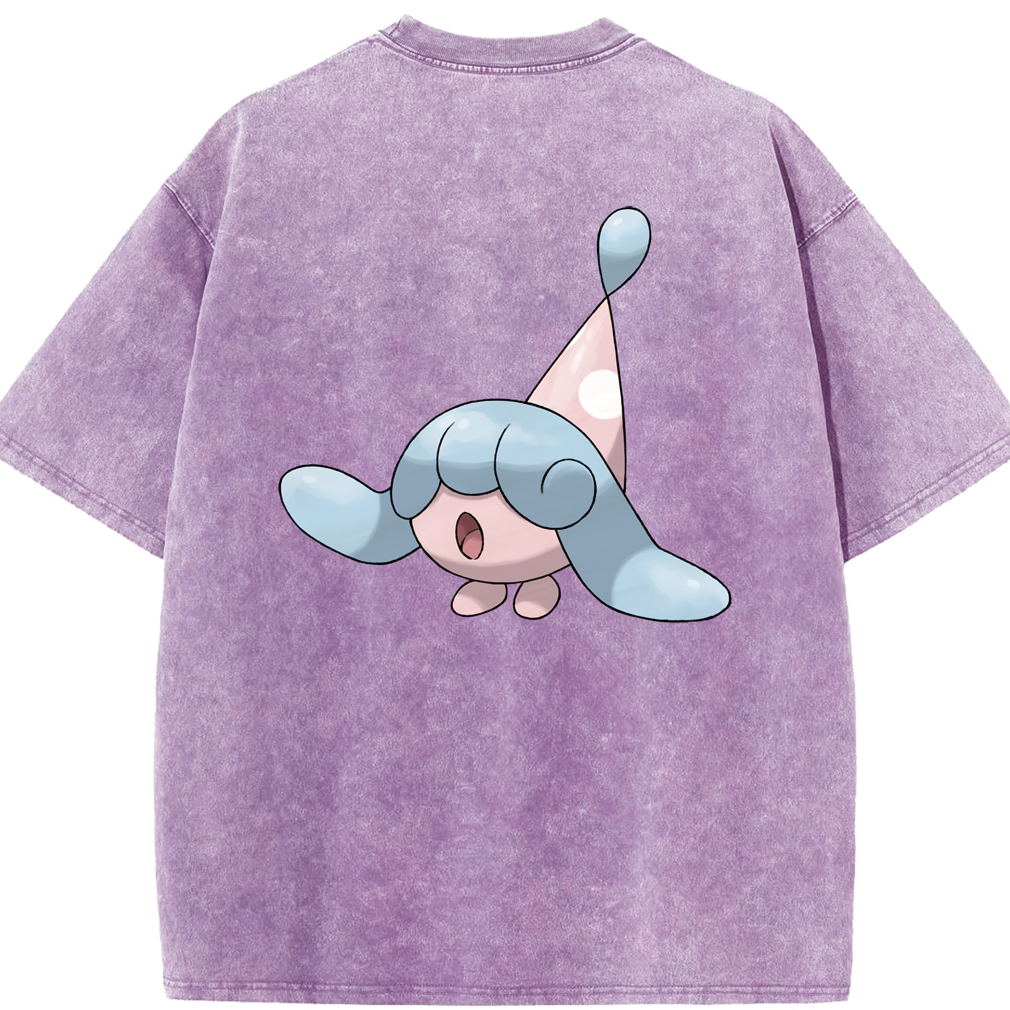 （画像用） ポケットモンスター Pokémon 綿100% ヴィンテージ風 半袖Tシャツ（背面プリント）