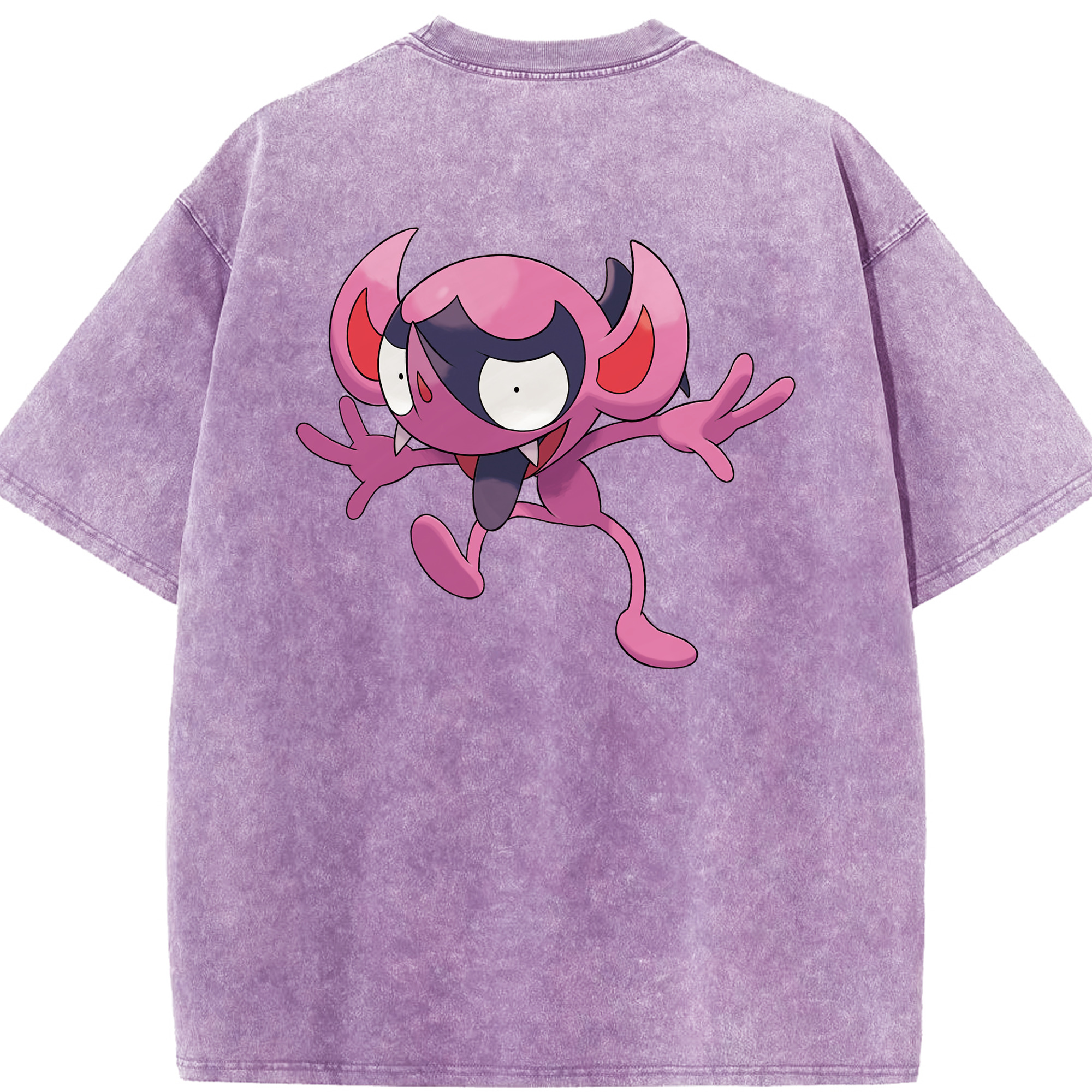 （画像用） ポケットモンスター Pokémon 綿100% ヴィンテージ風 半袖Tシャツ（背面プリント）