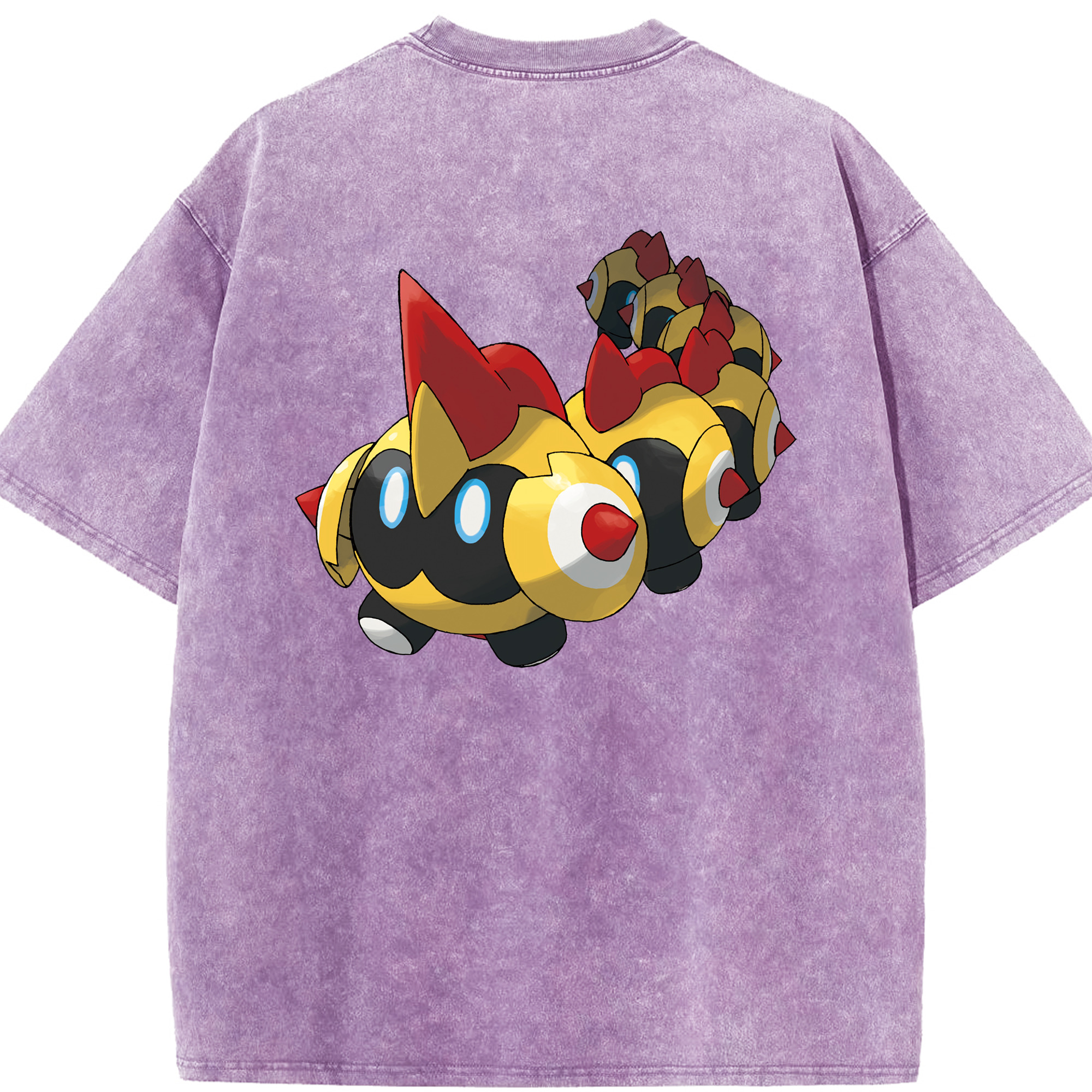 （画像用） ポケットモンスター Pokémon 綿100% ヴィンテージ風 半袖Tシャツ（背面プリント）