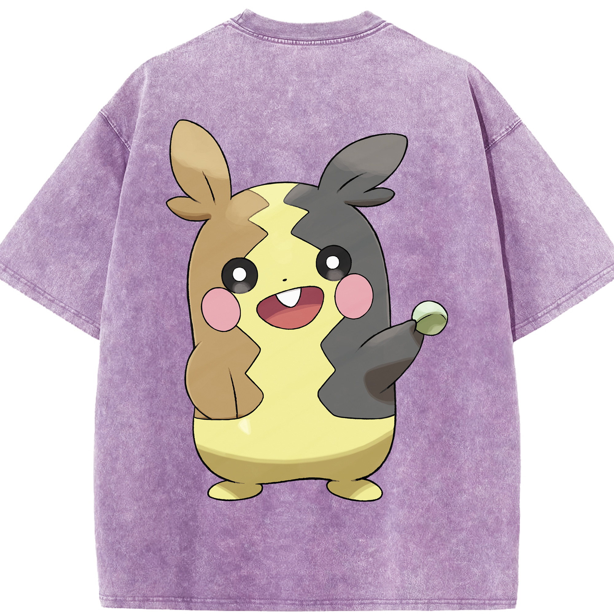 （画像用） ポケットモンスター Pokémon 綿100% ヴィンテージ風 半袖Tシャツ（背面プリント）