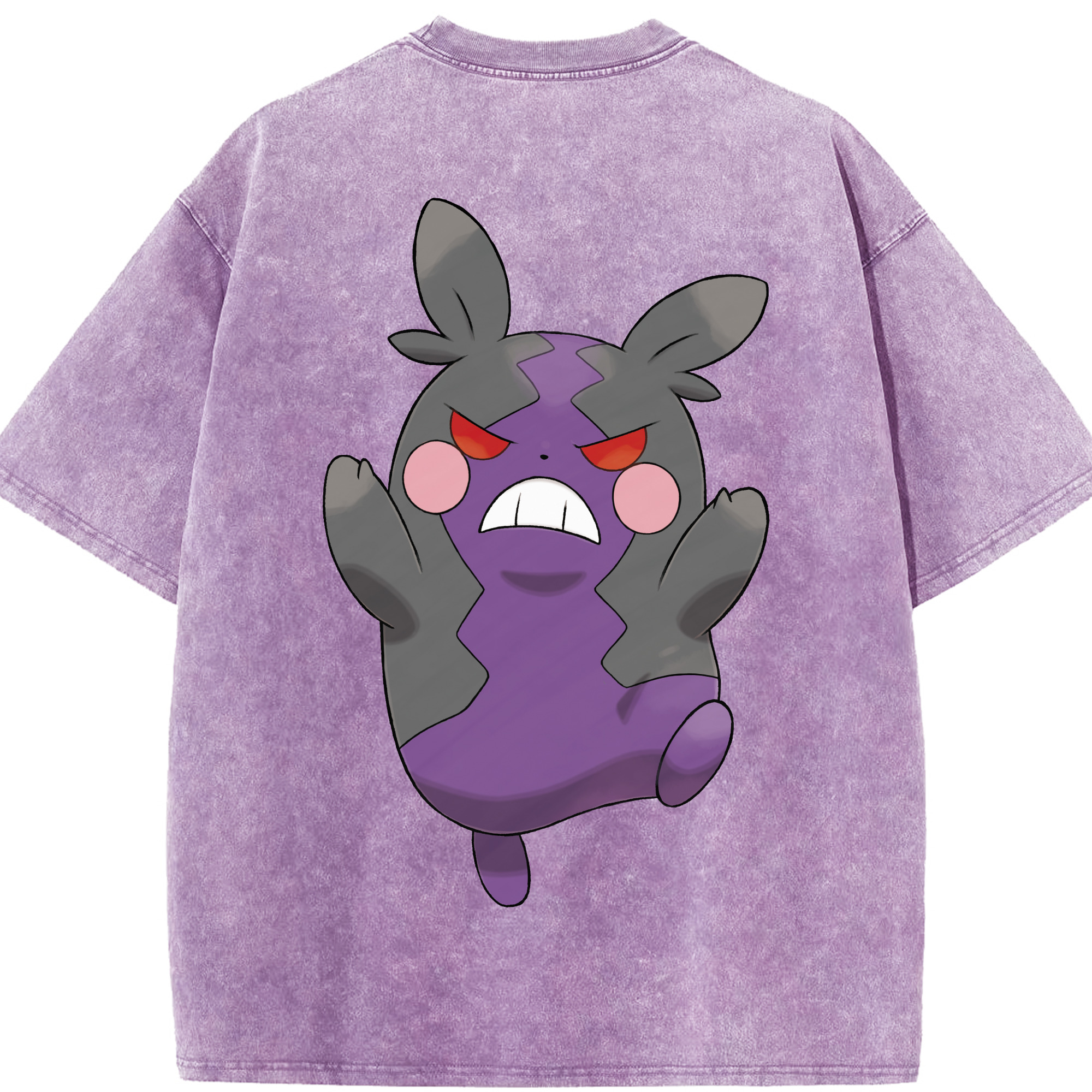 （画像用） ポケットモンスター Pokémon 綿100% ヴィンテージ風 半袖Tシャツ（背面プリント）