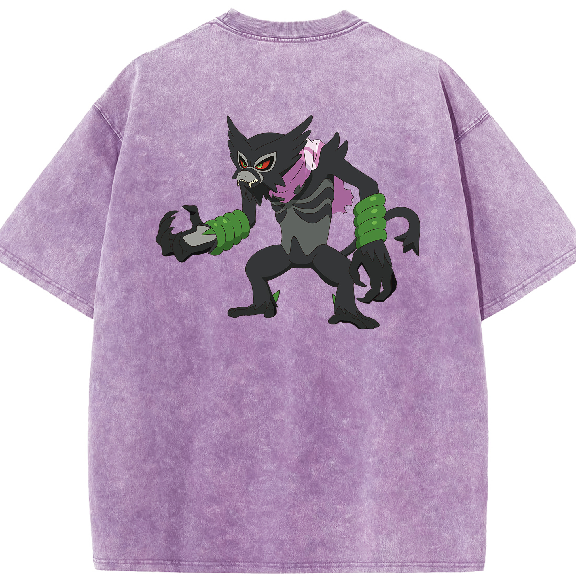 （画像用） ポケットモンスター Pokémon 綿100% ヴィンテージ風 半袖Tシャツ（背面プリント）