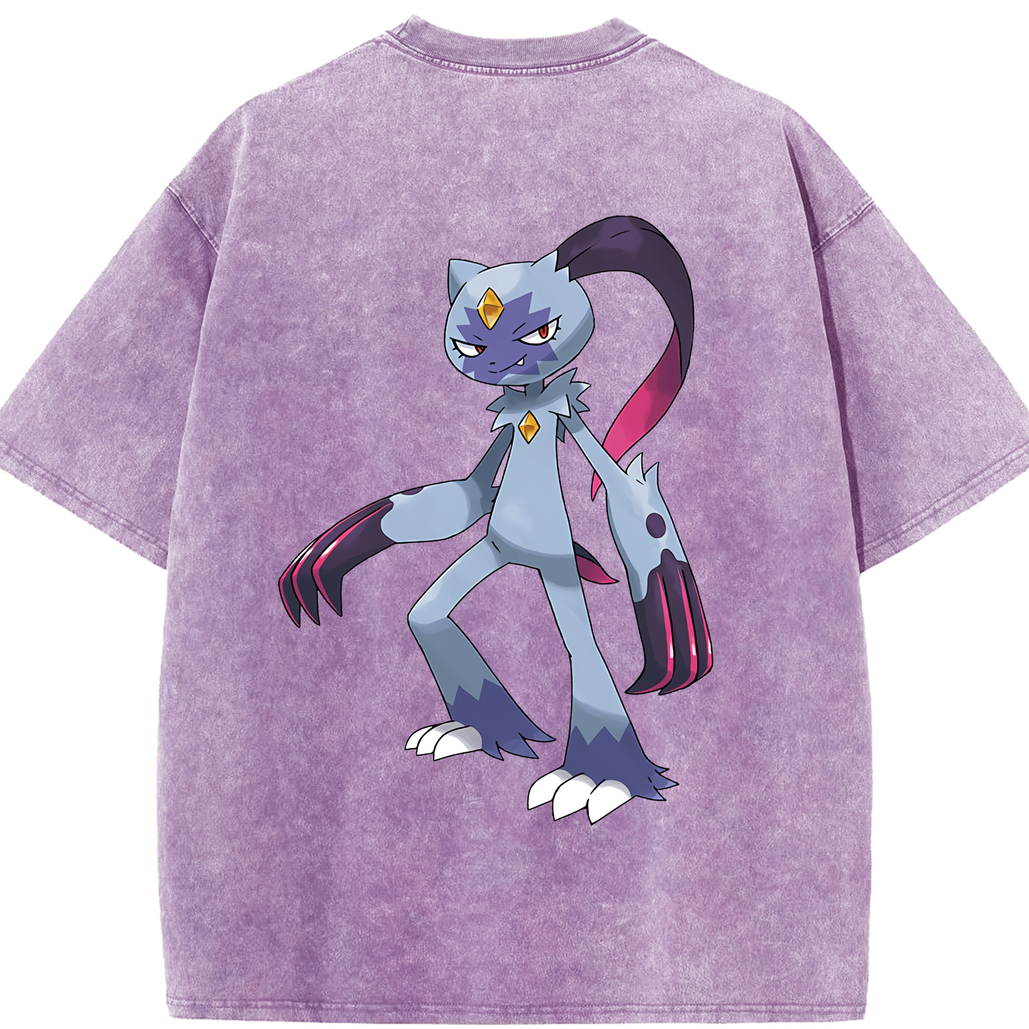 （画像用） ポケットモンスター Pokémon 綿100% ヴィンテージ風 半袖Tシャツ（背面プリント）
