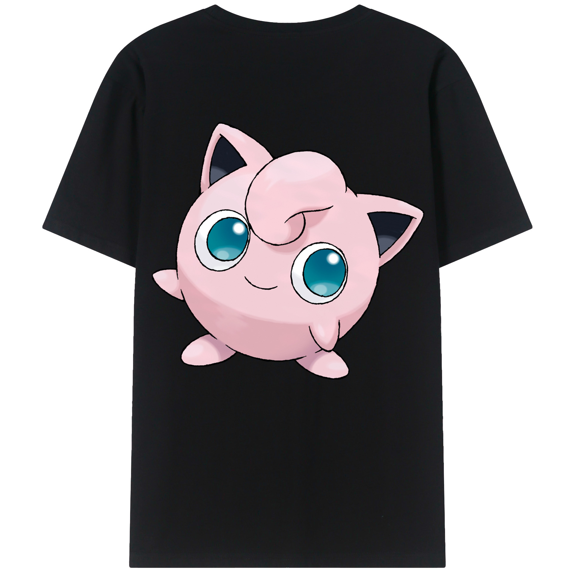 （画像用） ポケットモンスター Pokémon 綿100％ メンズ半袖Tシャツ（バックプリント） 通気性