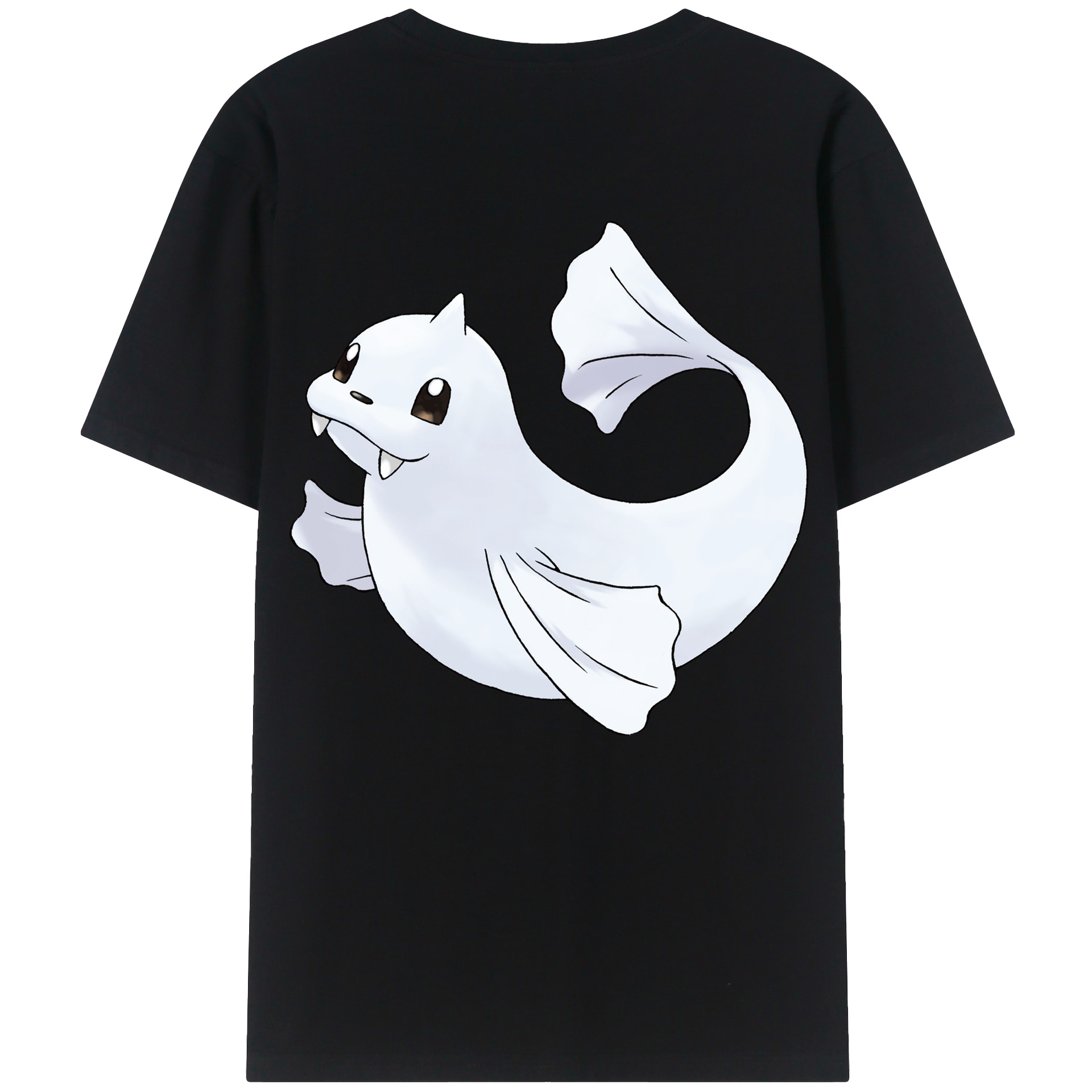（画像用） ポケットモンスター Pokémon 綿100％ メンズ半袖Tシャツ（バックプリント） 通気性
