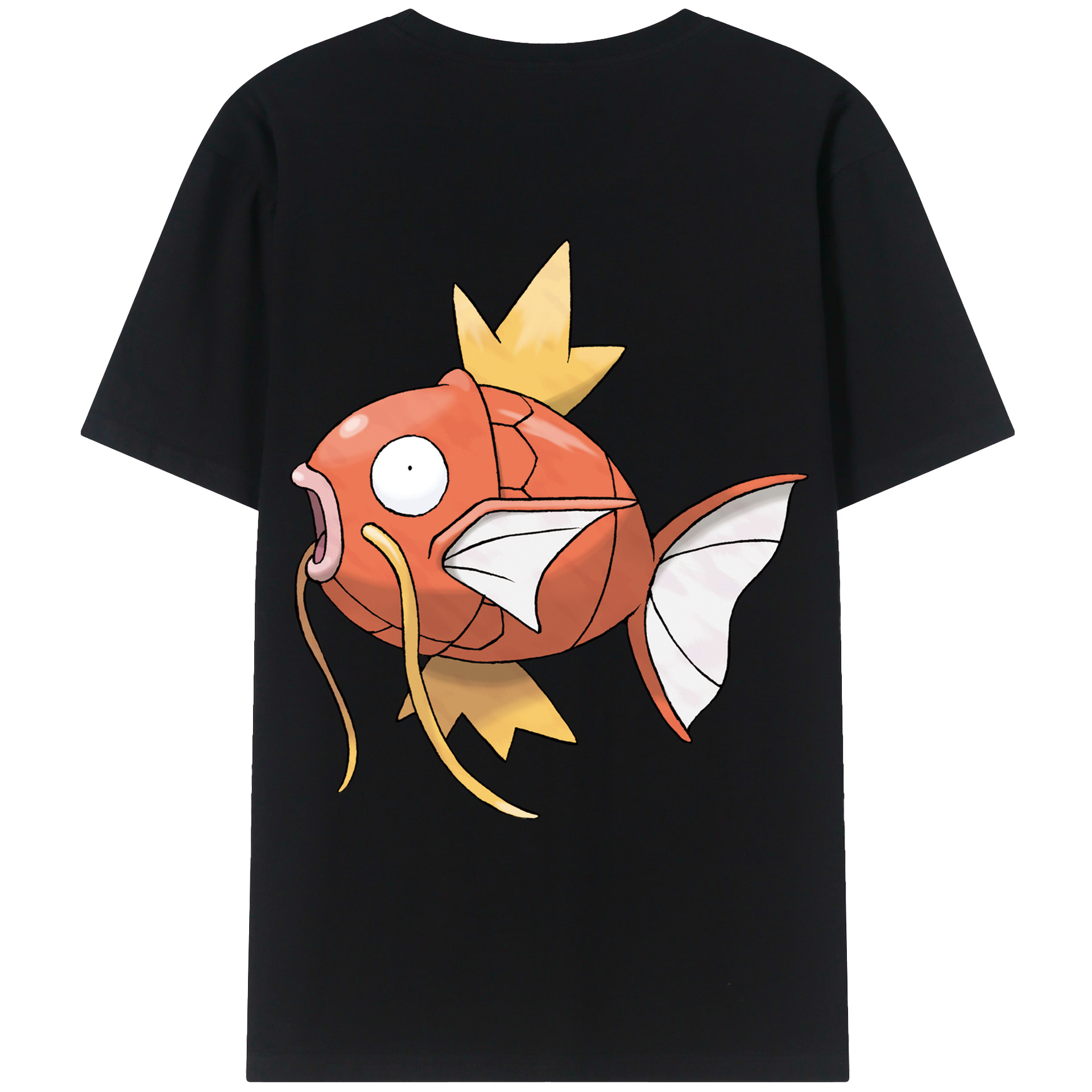 （画像用） ポケットモンスター Pokémon 綿100％ メンズ半袖Tシャツ（バックプリント） 通気性