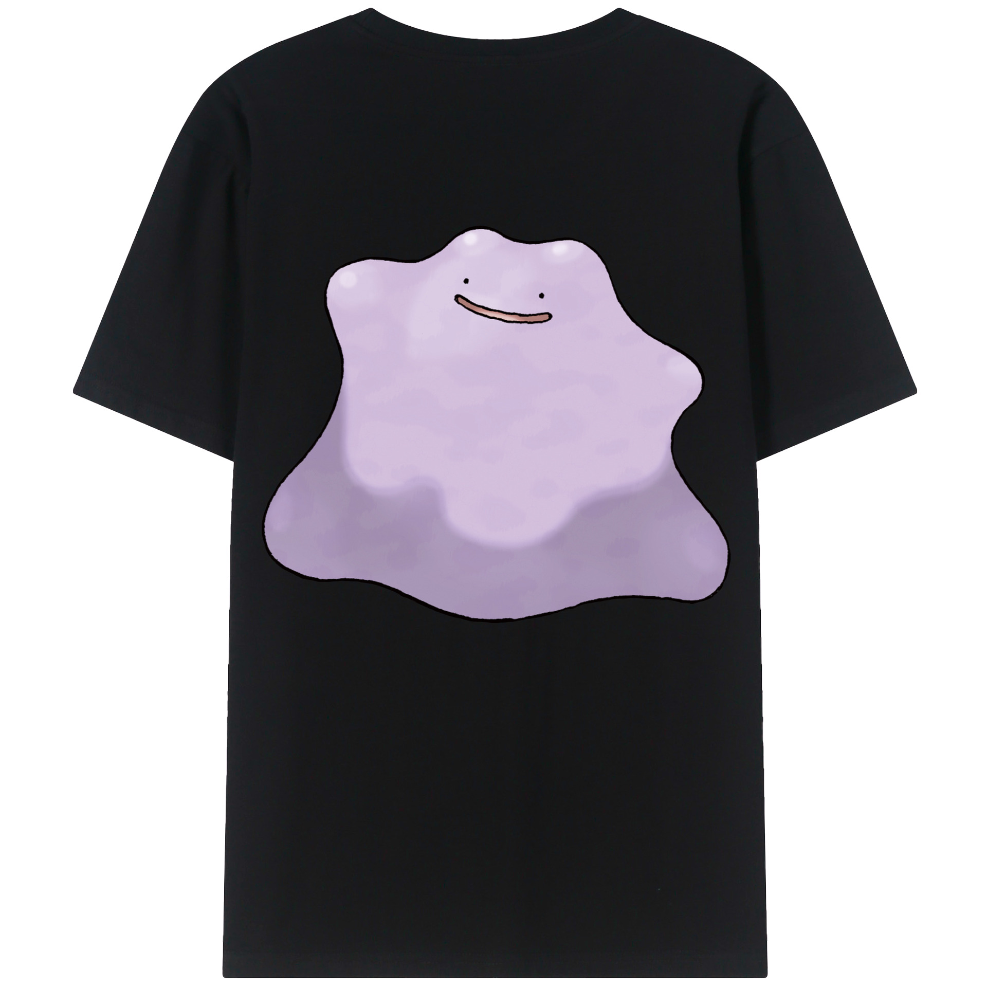 （画像用） ポケットモンスター Pokémon 綿100％ メンズ半袖Tシャツ（バックプリント） 通気性