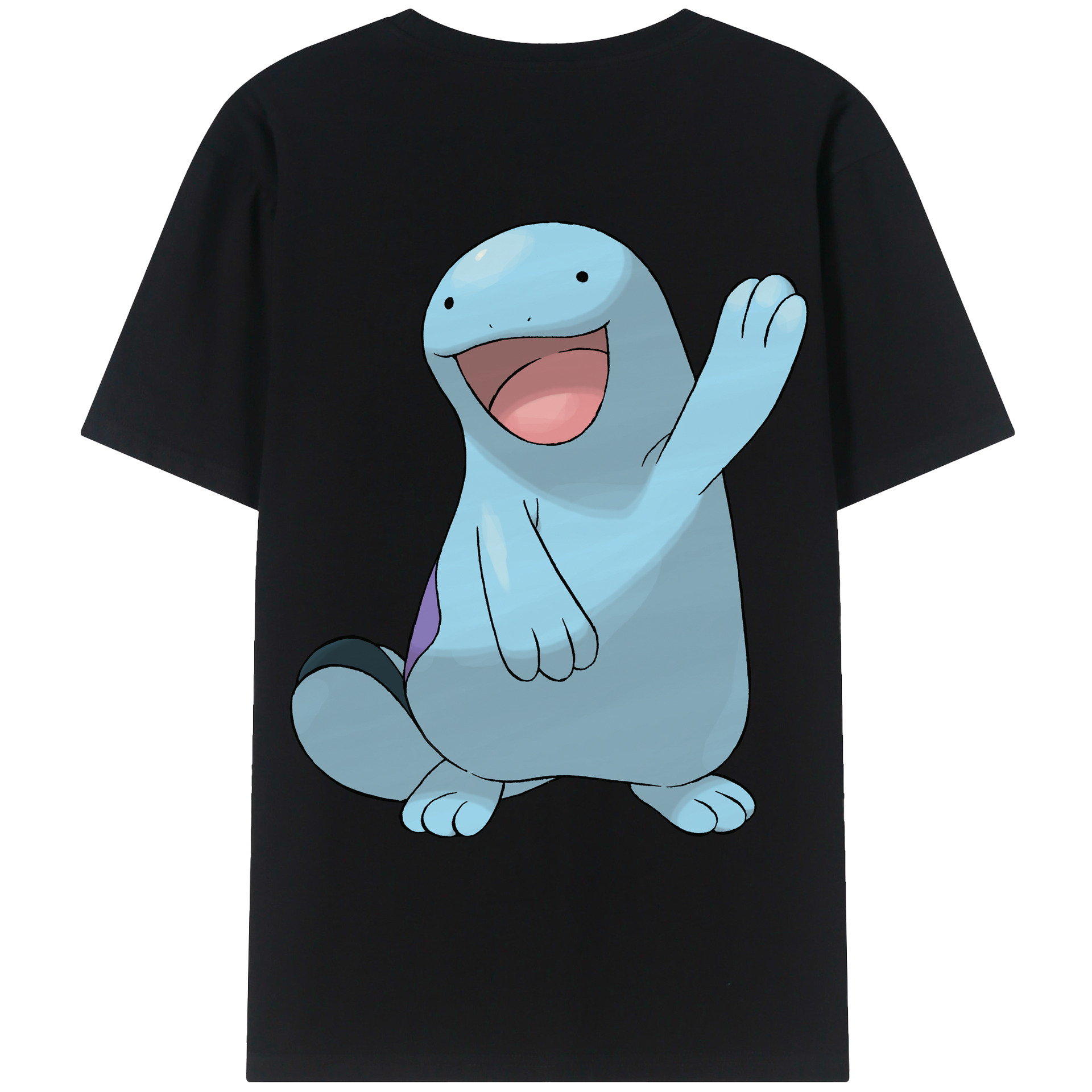 （画像用） ポケットモンスター Pokémon 綿100％ メンズ半袖Tシャツ（バックプリント） 通気性