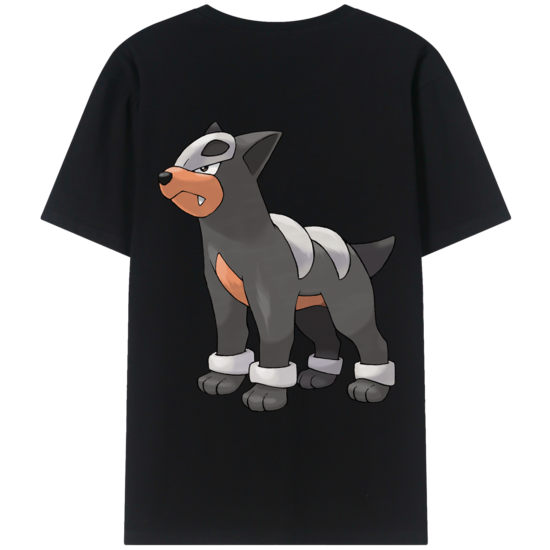（画像用） ポケットモンスター Pokémon 綿100％ メンズ半袖Tシャツ（バックプリント） 通気性