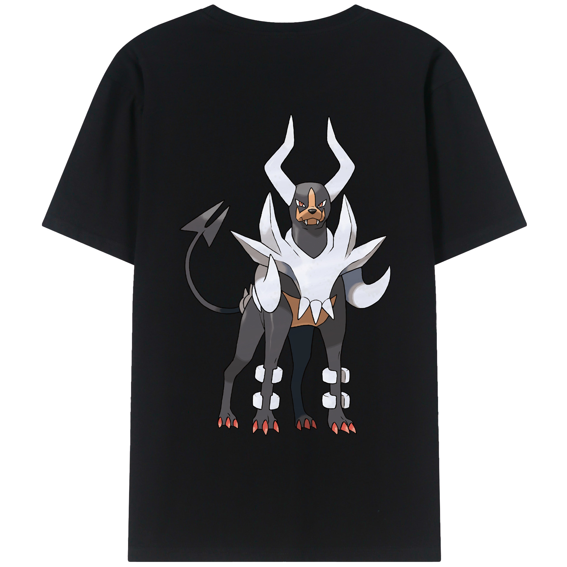 （画像用） ポケットモンスター Pokémon 綿100％ メンズ半袖Tシャツ（バックプリント） 通気性
