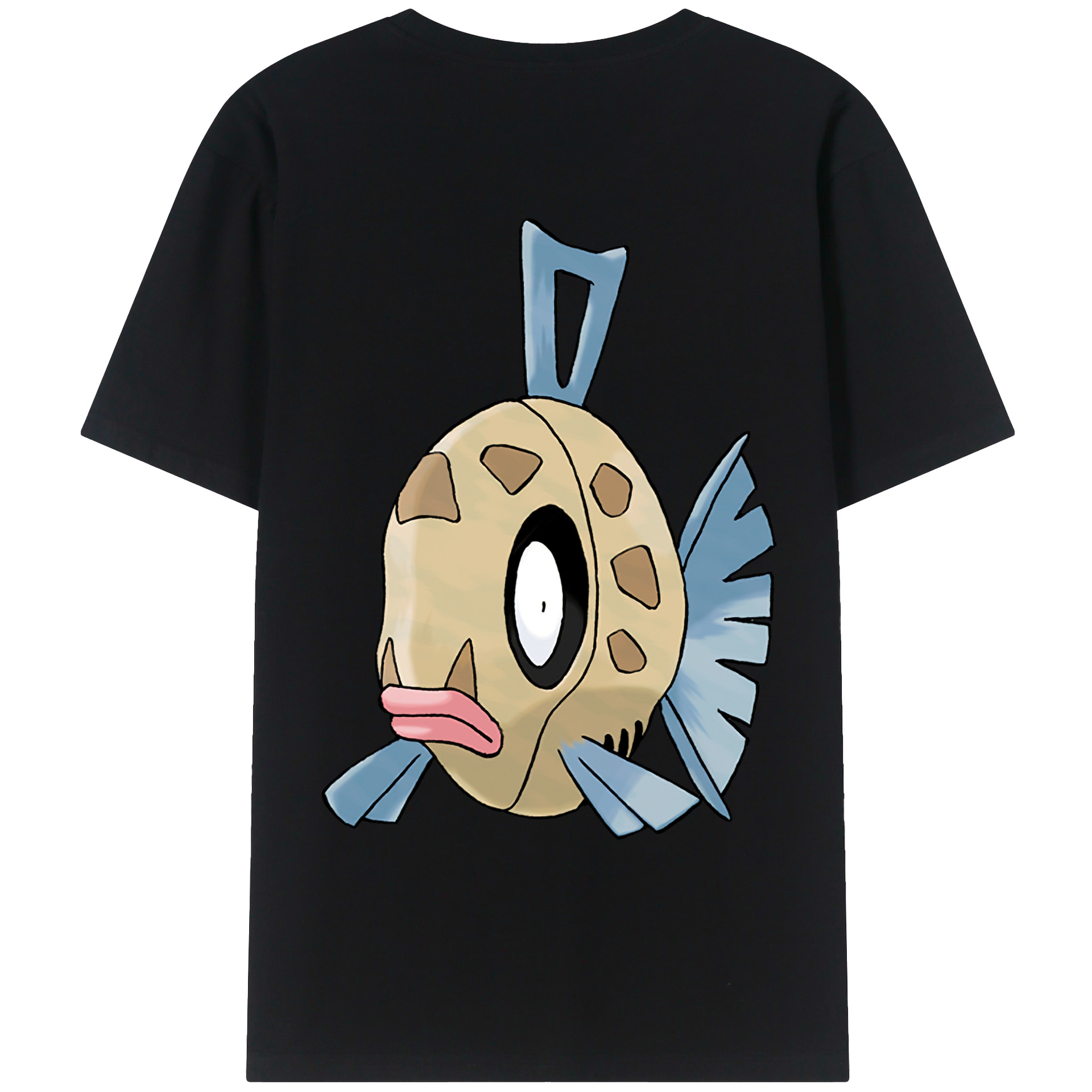 （画像用） ポケットモンスター Pokémon 綿100％ メンズ半袖Tシャツ（バックプリント） 通気性