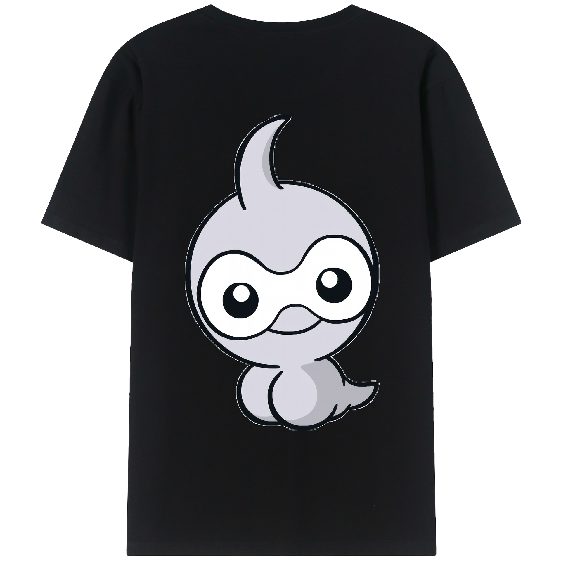 （画像用） ポケットモンスター Pokémon 綿100％ メンズ半袖Tシャツ（バックプリント） 通気性