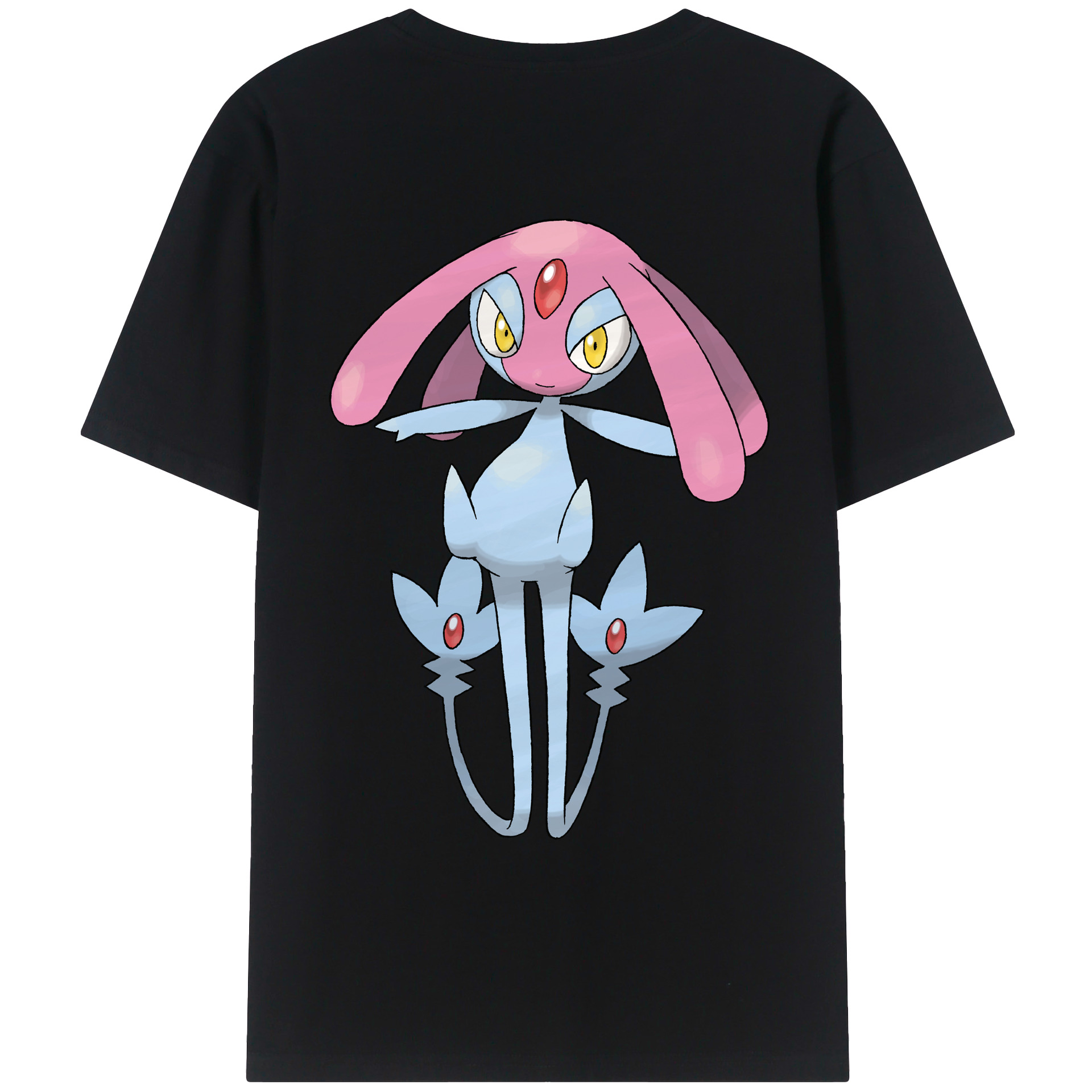 （画像用） ポケットモンスター Pokémon 綿100％ メンズ半袖Tシャツ（バックプリント） 通気性