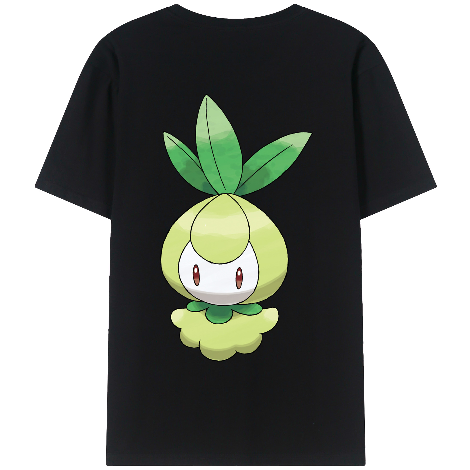 （画像用） ポケットモンスター Pokémon 綿100％ メンズ半袖Tシャツ（バックプリント） 通気性