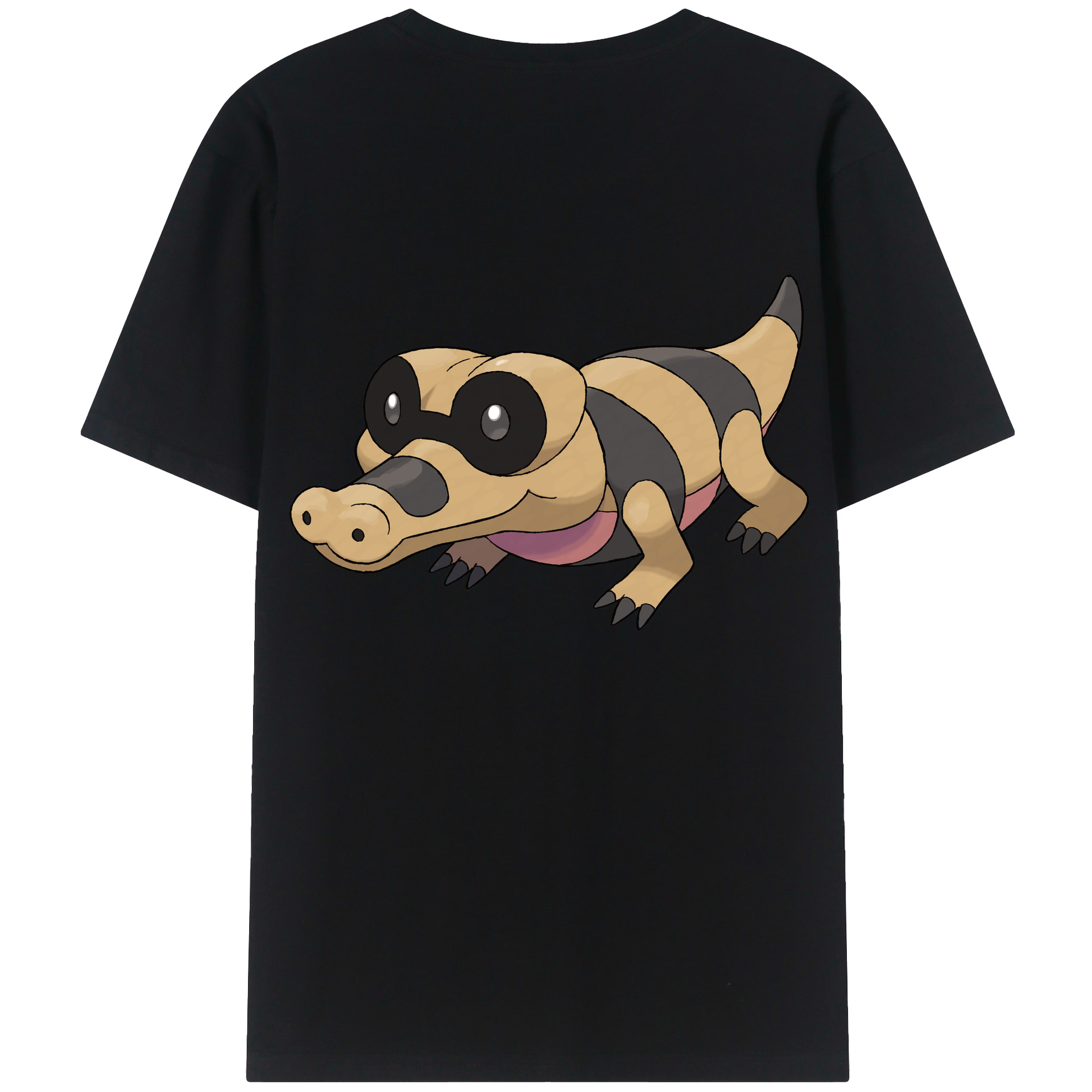 （画像用） ポケットモンスター Pokémon 綿100％ メンズ半袖Tシャツ（バックプリント） 通気性