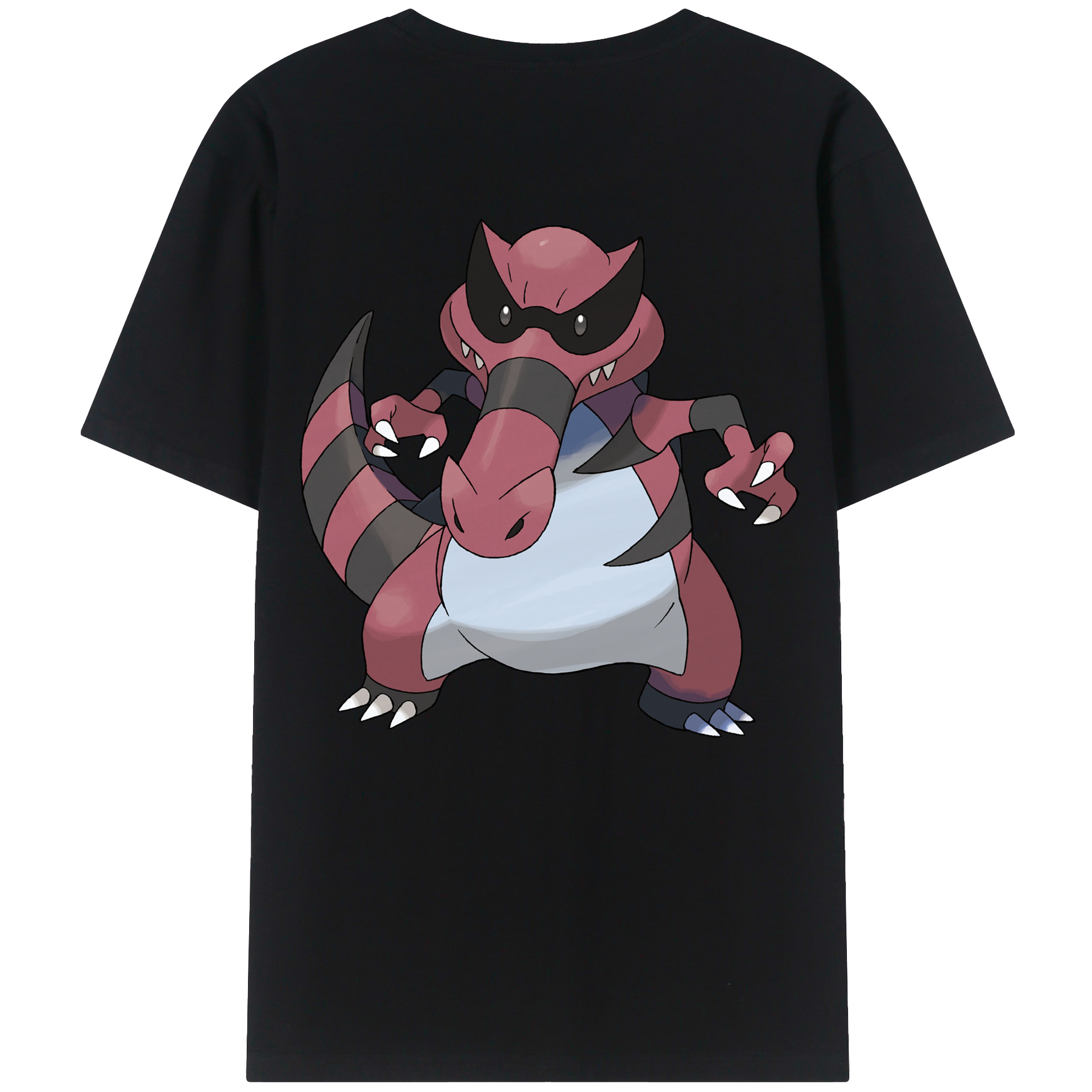 （画像用） ポケットモンスター Pokémon 綿100％ メンズ半袖Tシャツ（バックプリント） 通気性