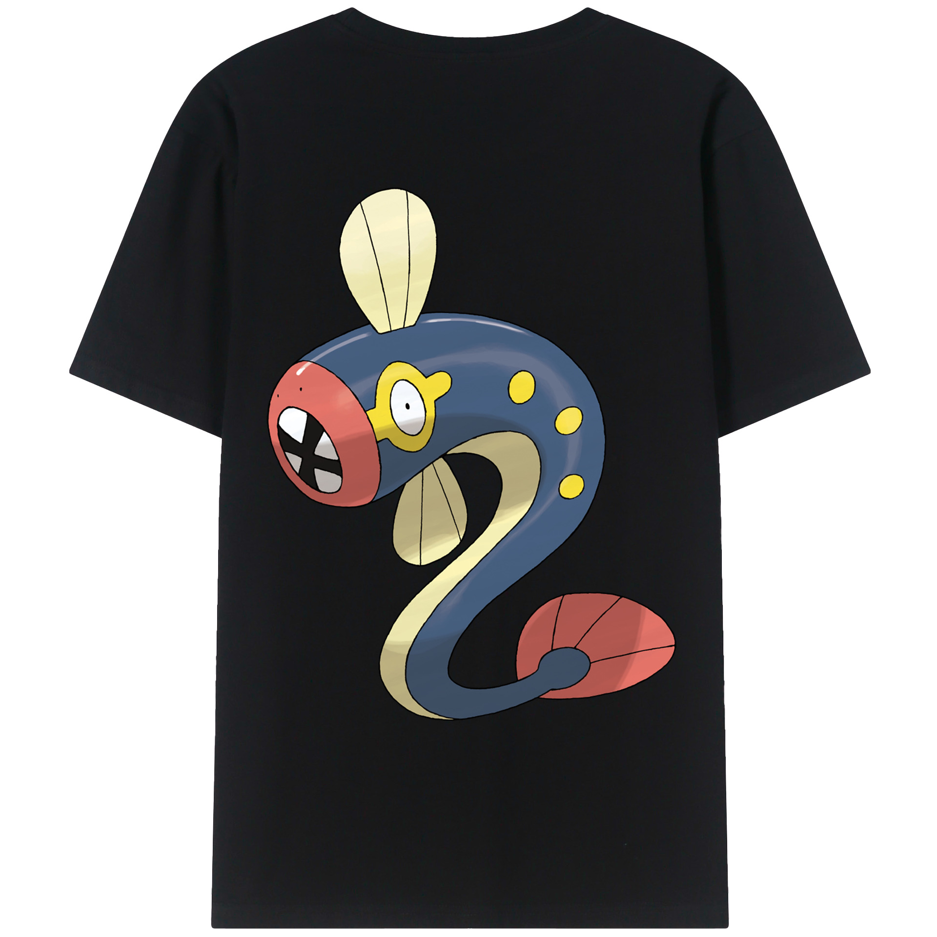 （画像用） ポケットモンスター Pokémon 綿100％ メンズ半袖Tシャツ（バックプリント） 通気性