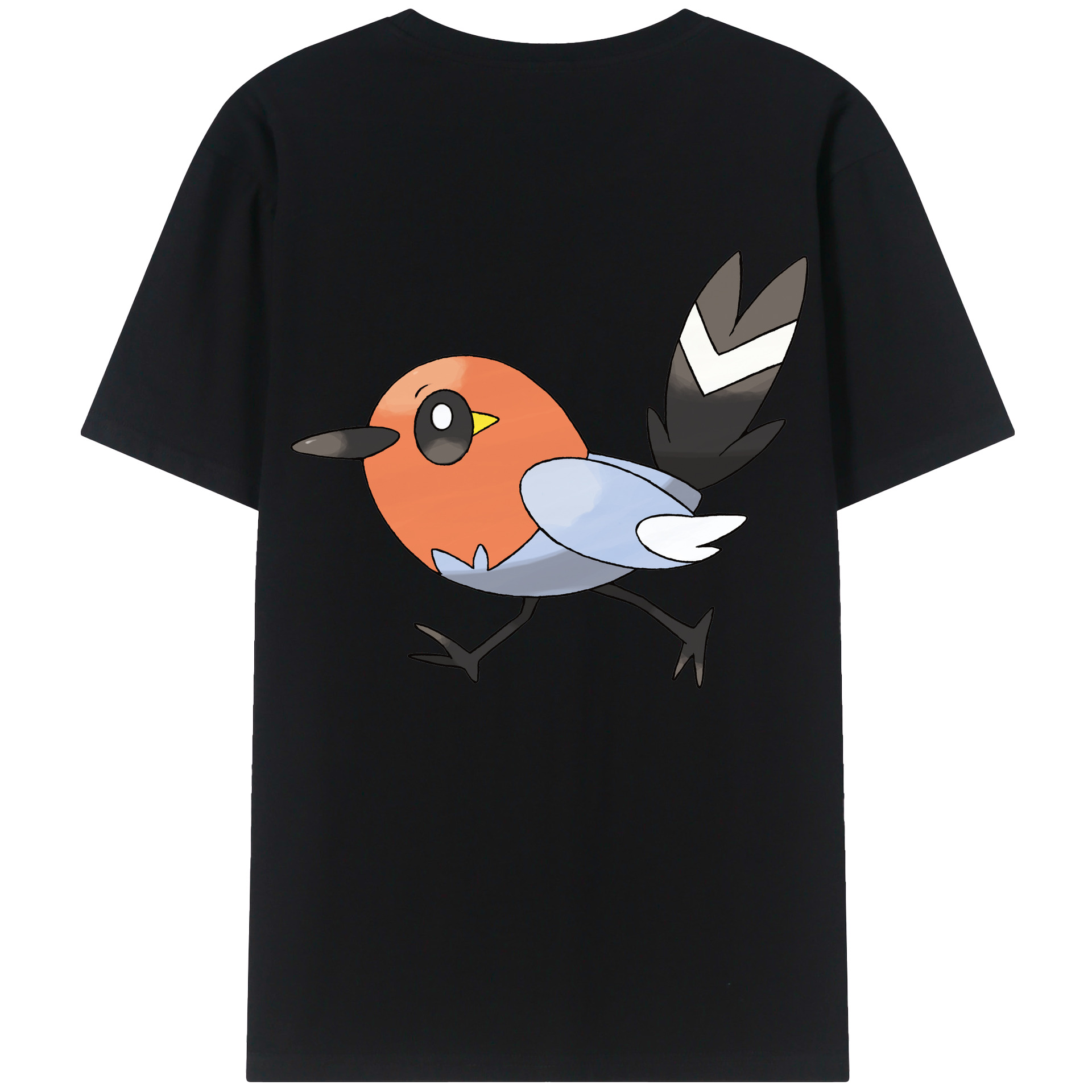 （画像用） ポケットモンスター Pokémon 綿100％ メンズ半袖Tシャツ（バックプリント） 通気性