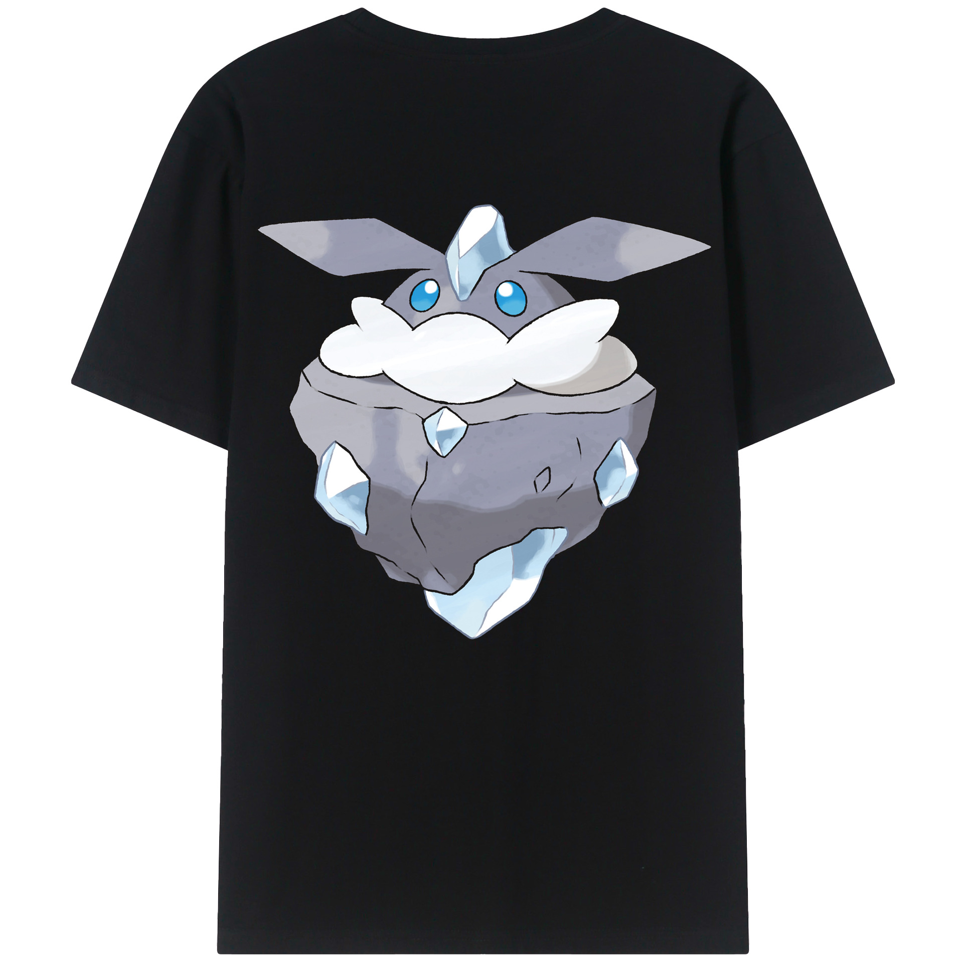 （画像用） ポケットモンスター Pokémon 綿100％ メンズ半袖Tシャツ（バックプリント） 通気性
