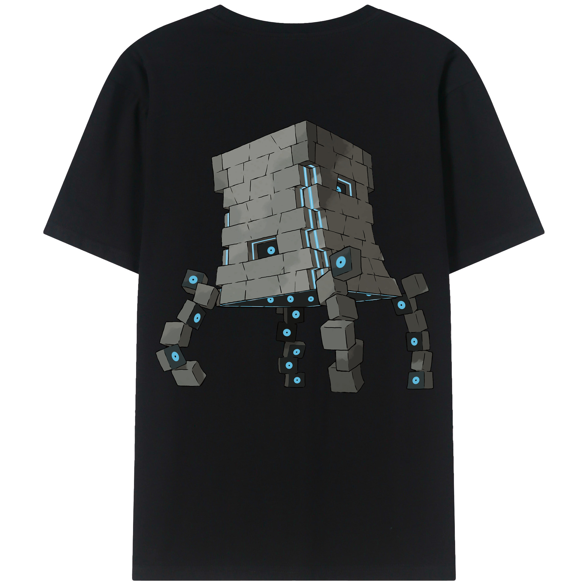 （画像用） ポケットモンスター Pokémon 綿100％ メンズ半袖Tシャツ（バックプリント） 通気性