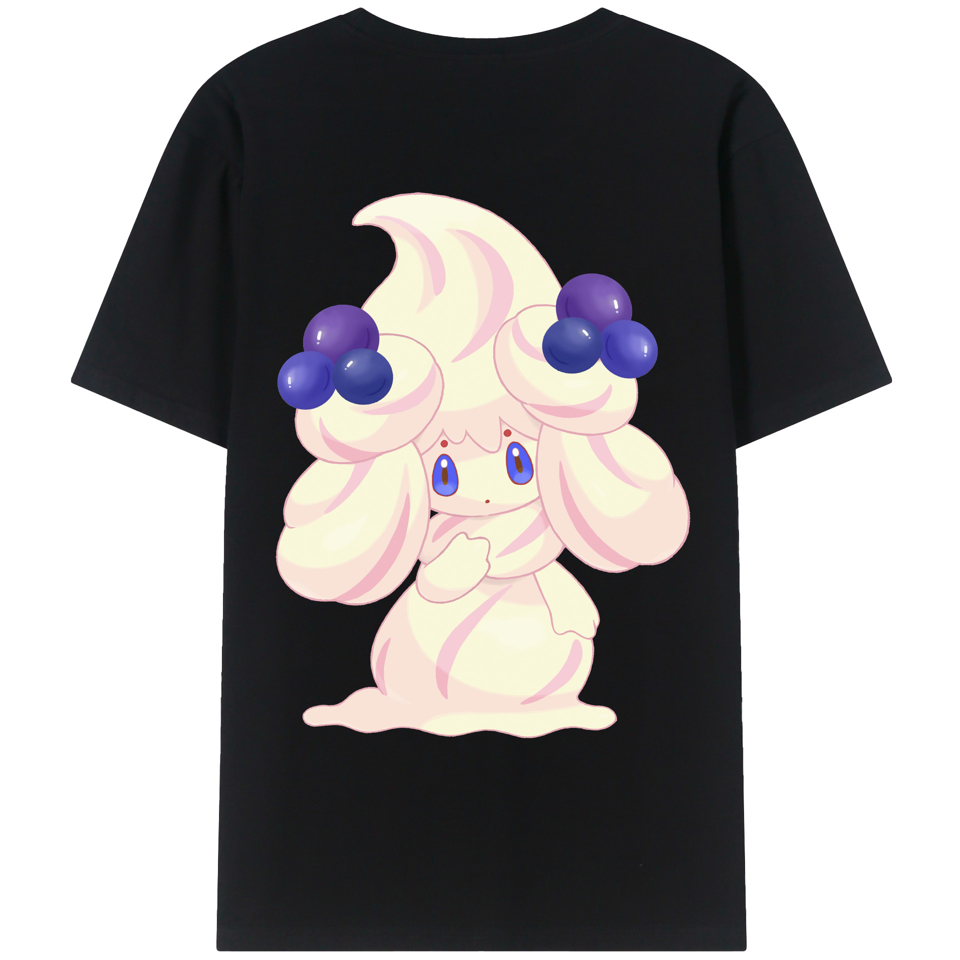 （画像用） ポケットモンスター Pokémon 綿100％ メンズ半袖Tシャツ（バックプリント） 通気性