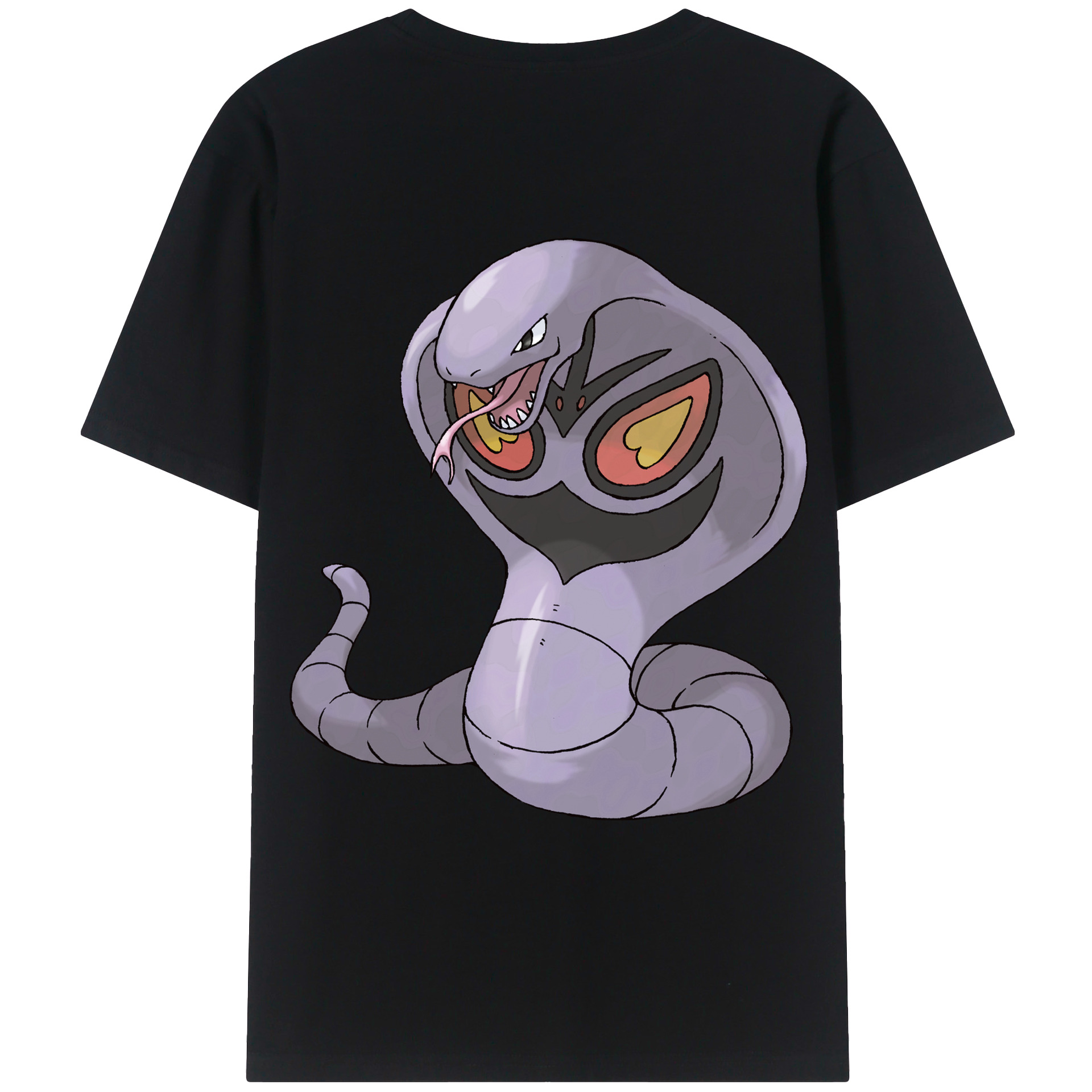 （画像用） ポケットモンスター Pokémon 綿100％ メンズ半袖Tシャツ（バックプリント） 通気性