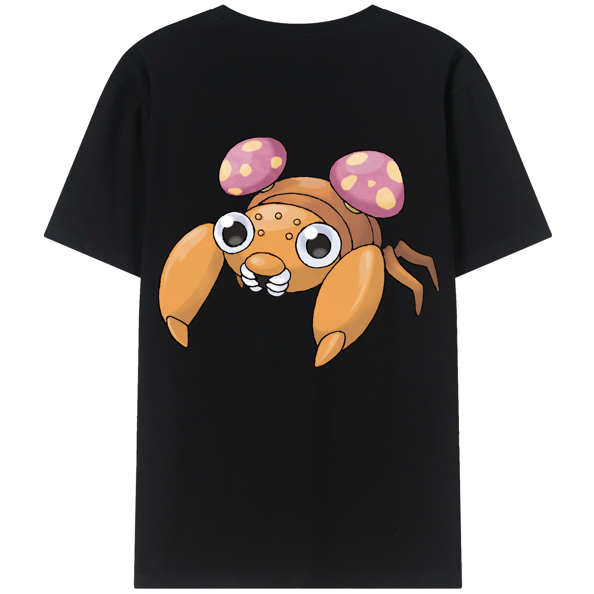 （画像用） ポケットモンスター Pokémon 綿100％ メンズ半袖Tシャツ（バックプリント） 通気性