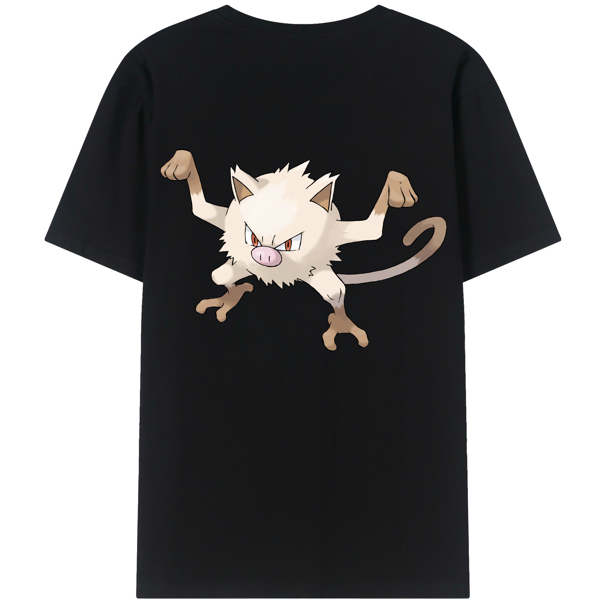 （画像用） ポケットモンスター Pokémon 綿100％ メンズ半袖Tシャツ（バックプリント） 通気性