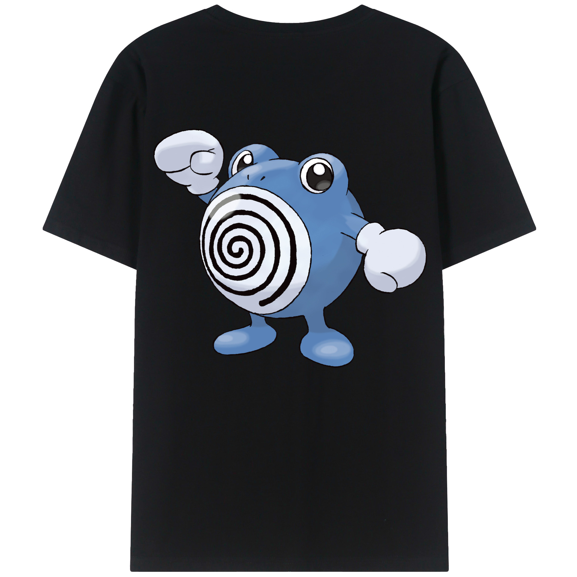 （画像用） ポケットモンスター Pokémon 綿100％ メンズ半袖Tシャツ（バックプリント） 通気性
