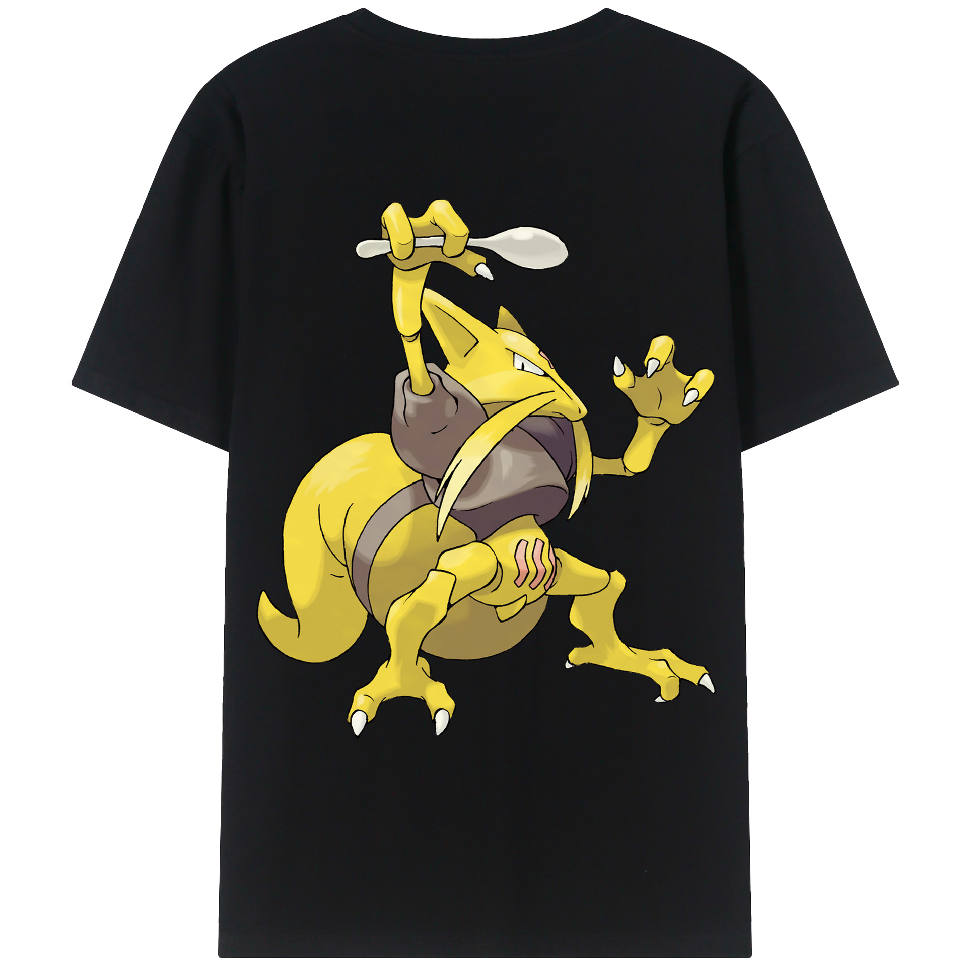（画像用） ポケットモンスター Pokémon 綿100％ メンズ半袖Tシャツ（バックプリント） 通気性
