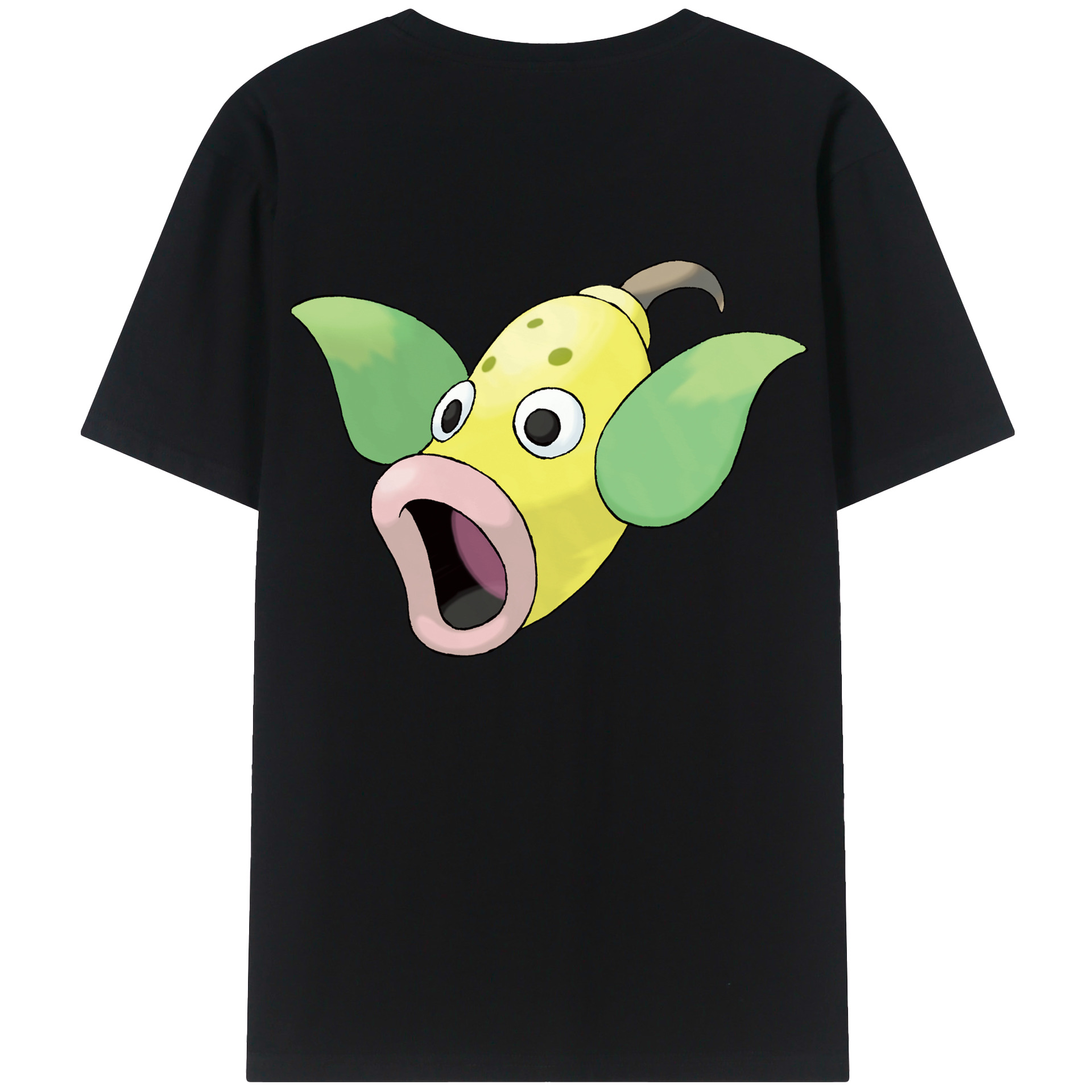 （画像用） ポケットモンスター Pokémon 綿100％ メンズ半袖Tシャツ（バックプリント） 通気性