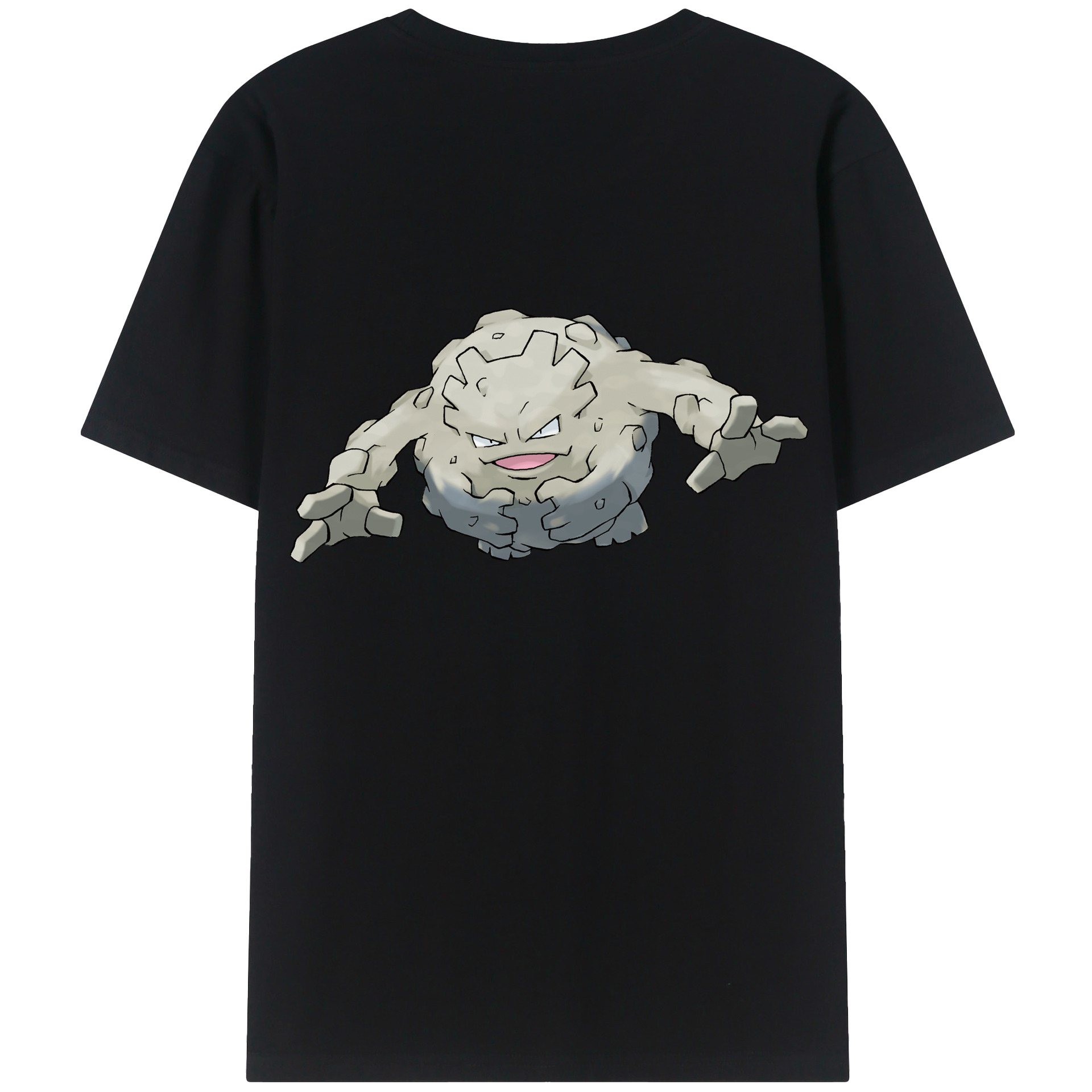 （画像用） ポケットモンスター Pokémon 綿100％ メンズ半袖Tシャツ（バックプリント） 通気性