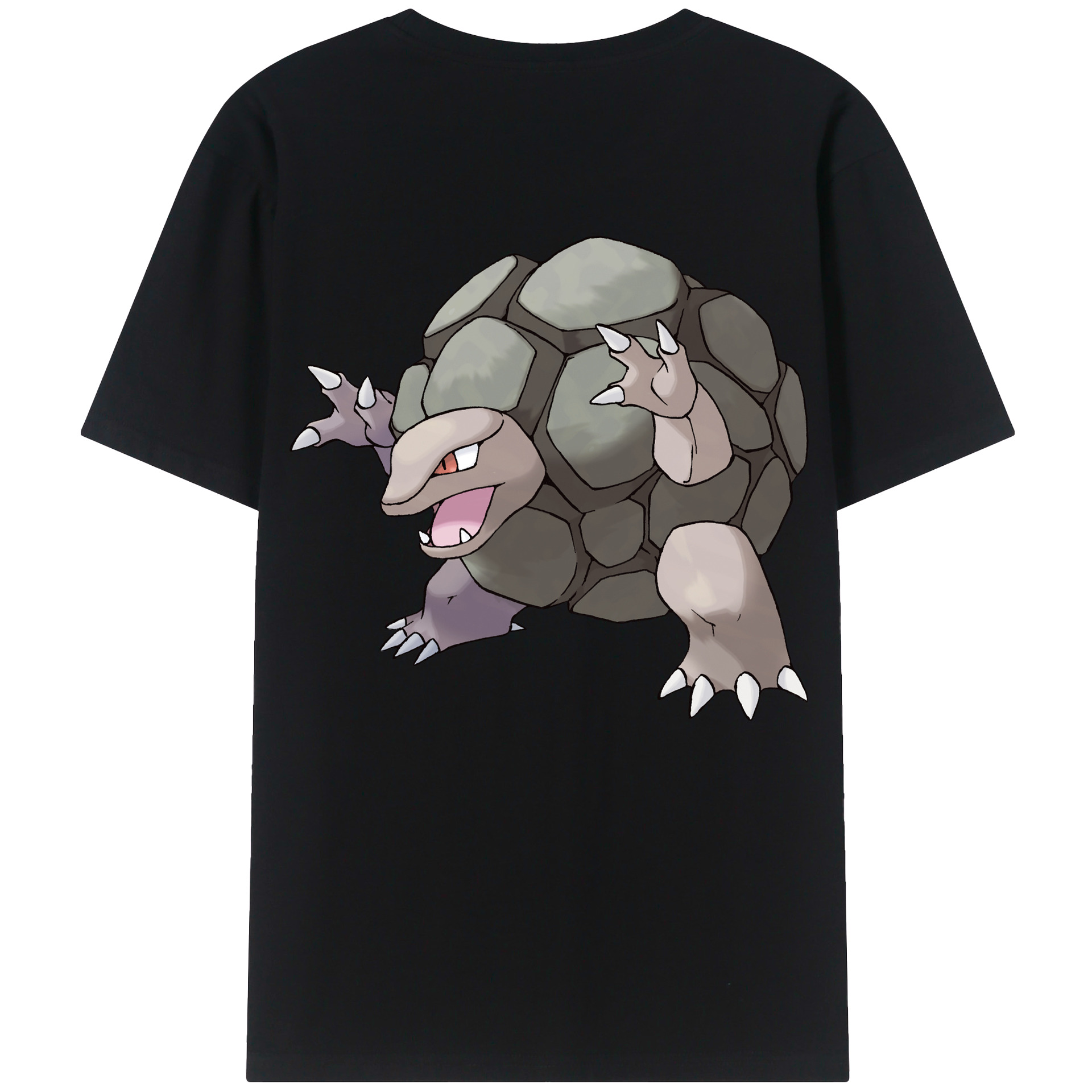 （画像用） ポケットモンスター Pokémon 綿100％ メンズ半袖Tシャツ（バックプリント） 通気性
