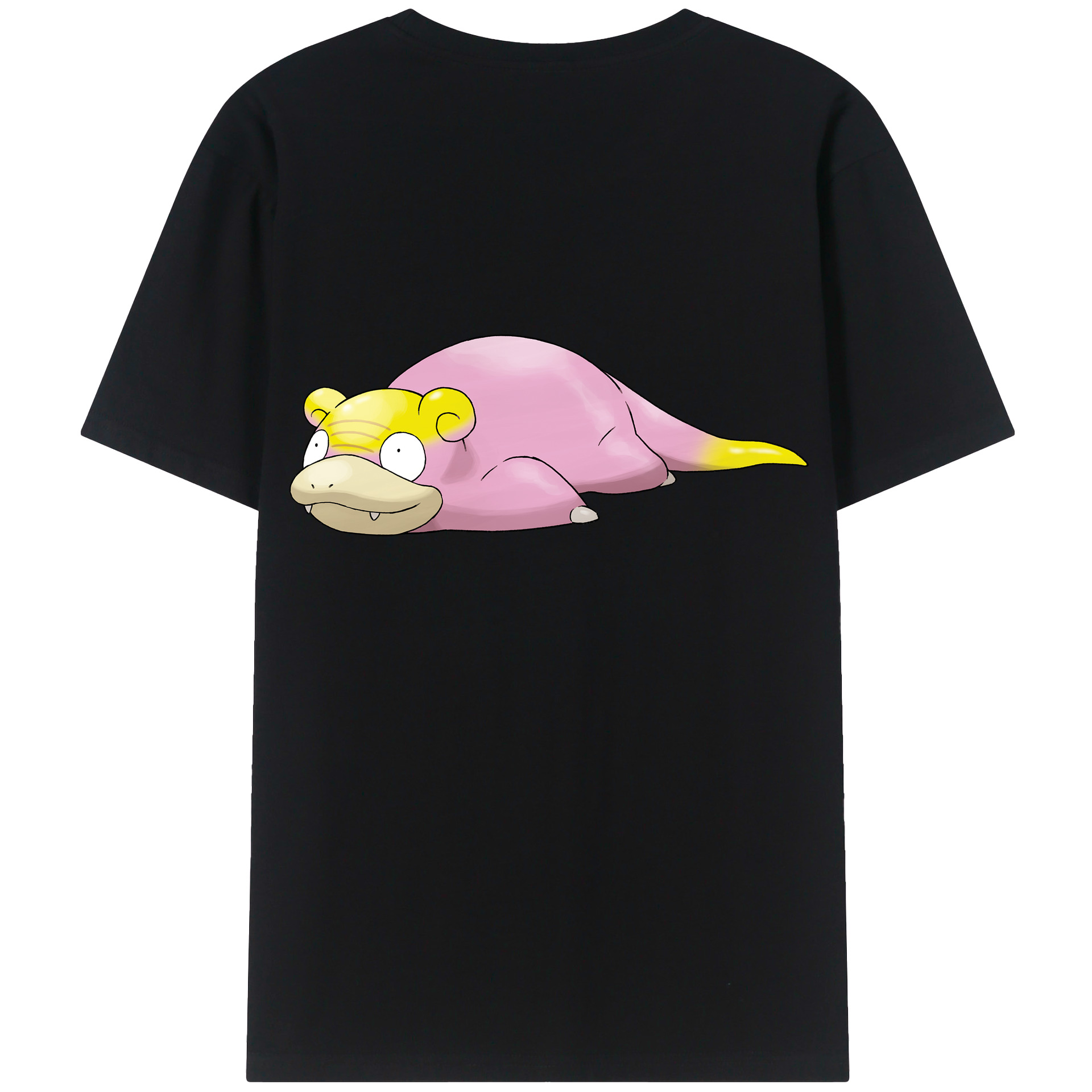 （画像用） ポケットモンスター Pokémon 綿100％ メンズ半袖Tシャツ（バックプリント） 通気性