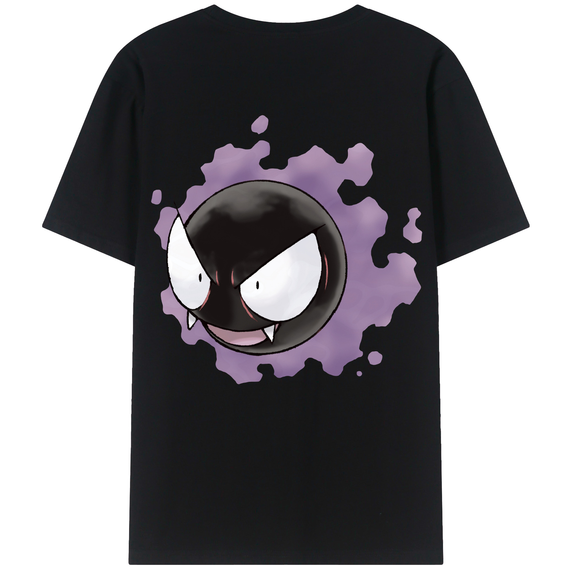 （画像用） ポケットモンスター Pokémon 綿100％ メンズ半袖Tシャツ（バックプリント） 通気性
