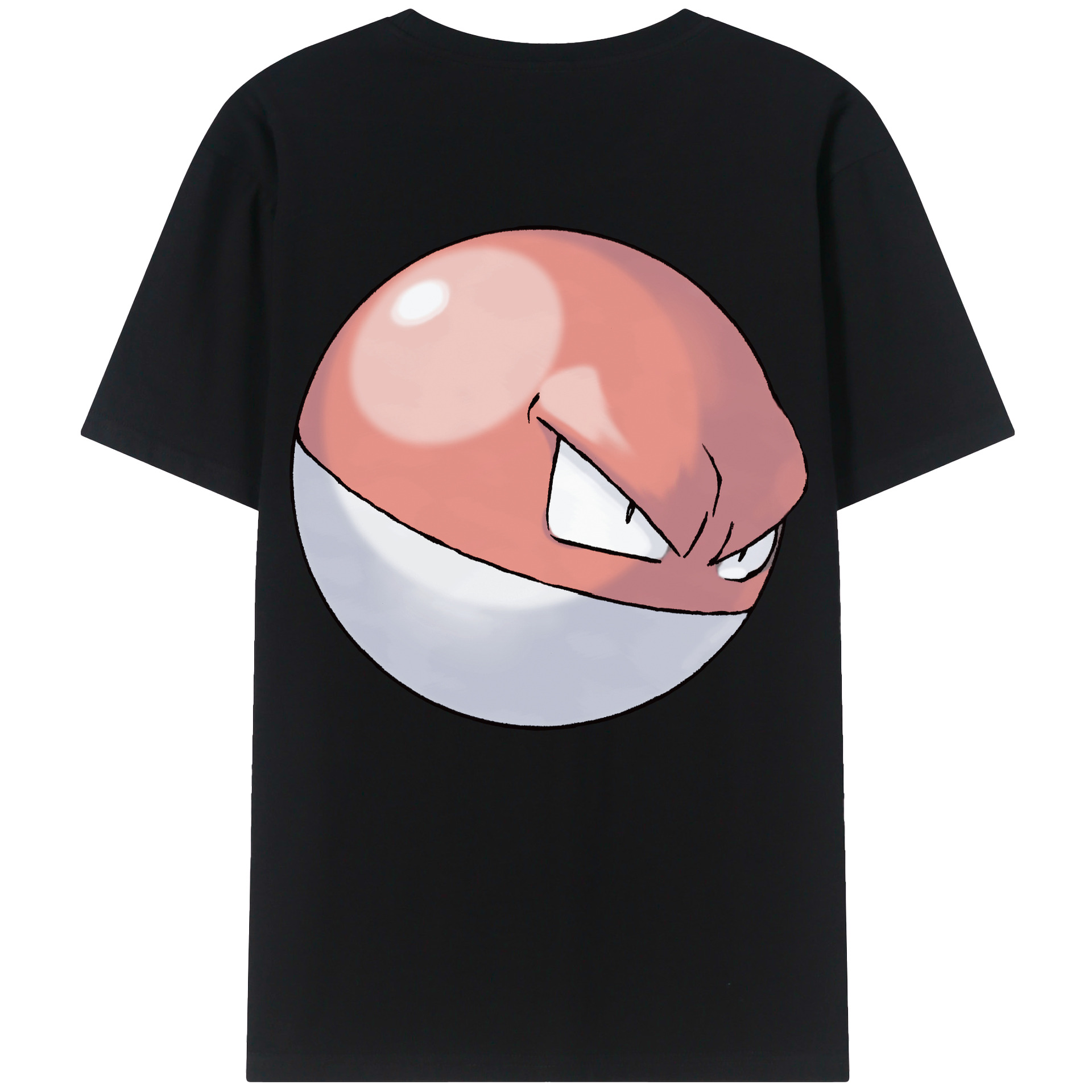 （画像用） ポケットモンスター Pokémon 綿100％ メンズ半袖Tシャツ（バックプリント） 通気性