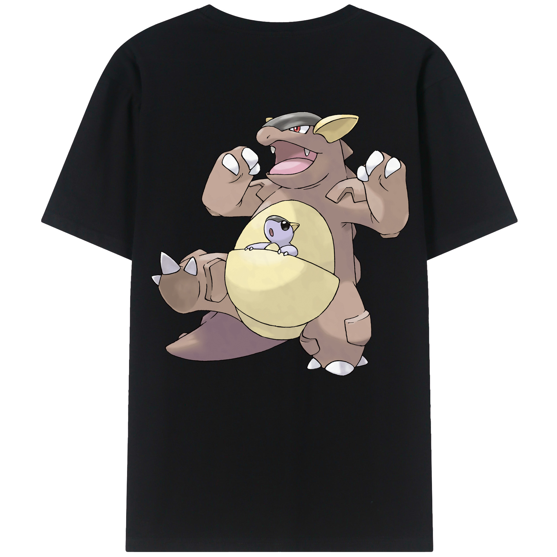 （画像用） ポケットモンスター Pokémon 綿100％ メンズ半袖Tシャツ（バックプリント） 通気性