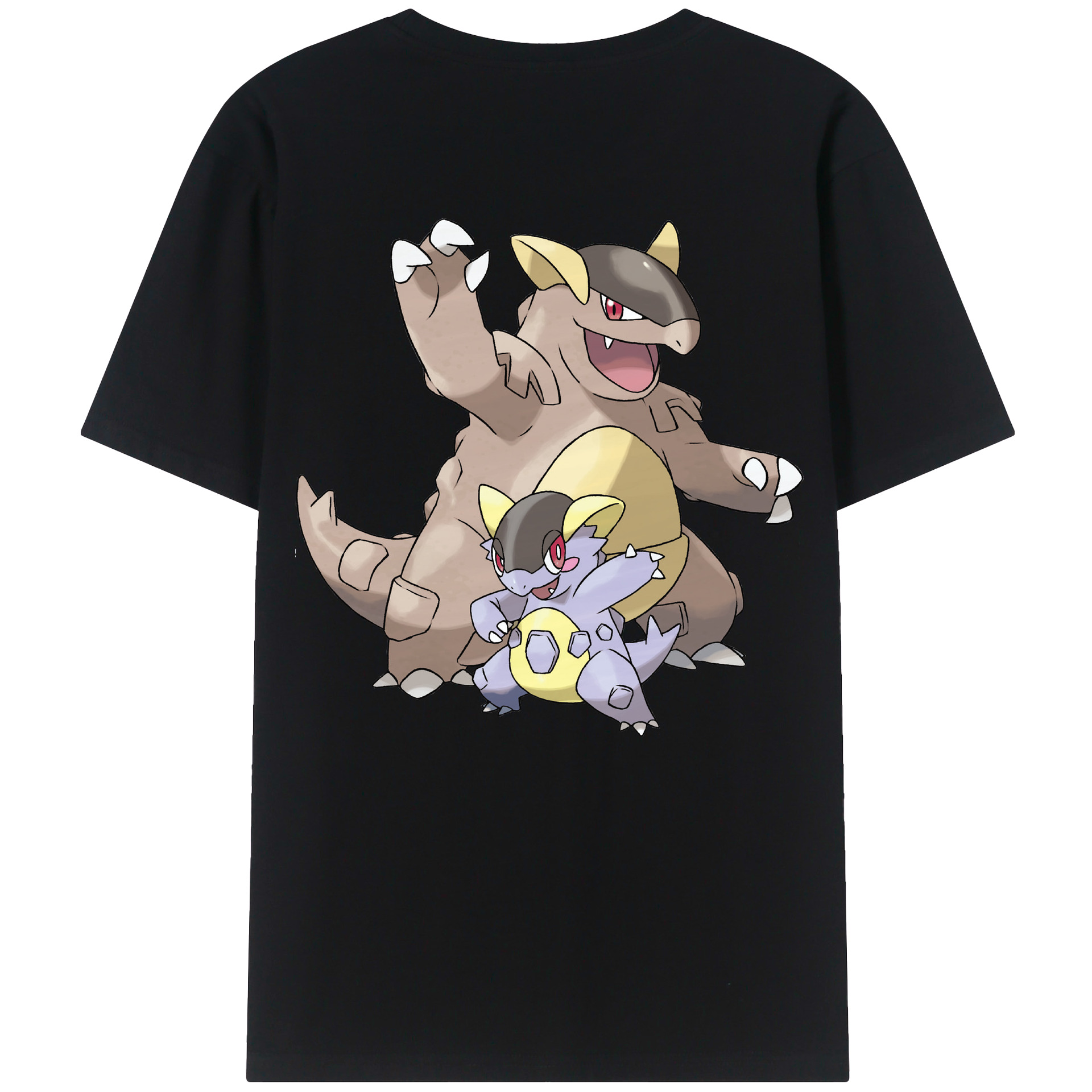 （画像用） ポケットモンスター Pokémon 綿100％ メンズ半袖Tシャツ（バックプリント） 通気性