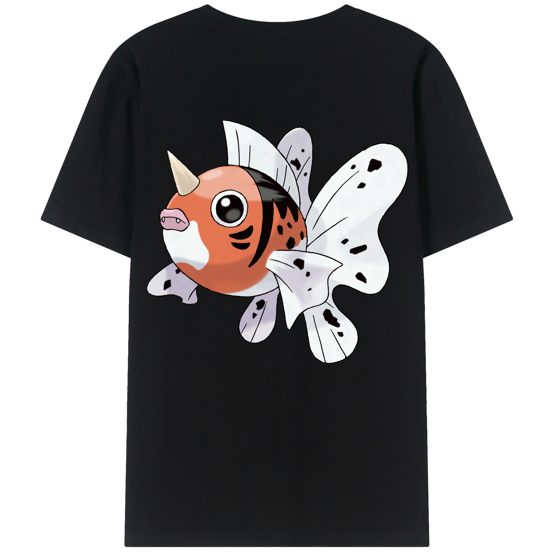 （画像用） ポケットモンスター Pokémon 綿100％ メンズ半袖Tシャツ（バックプリント） 通気性