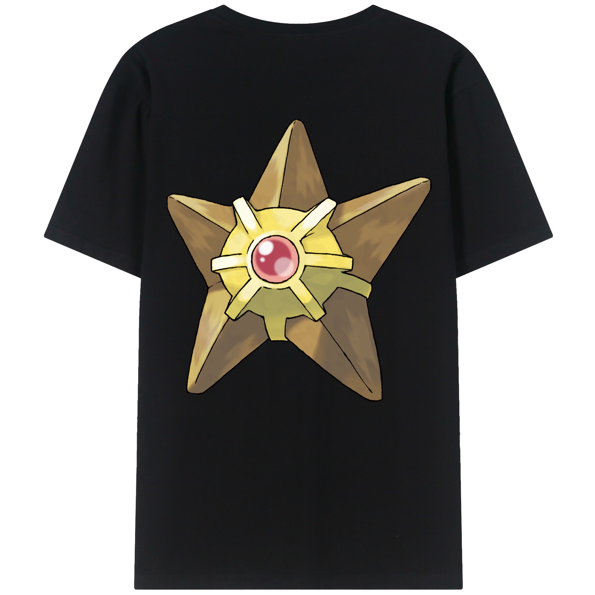 （画像用） ポケットモンスター Pokémon 綿100％ メンズ半袖Tシャツ（バックプリント） 通気性
