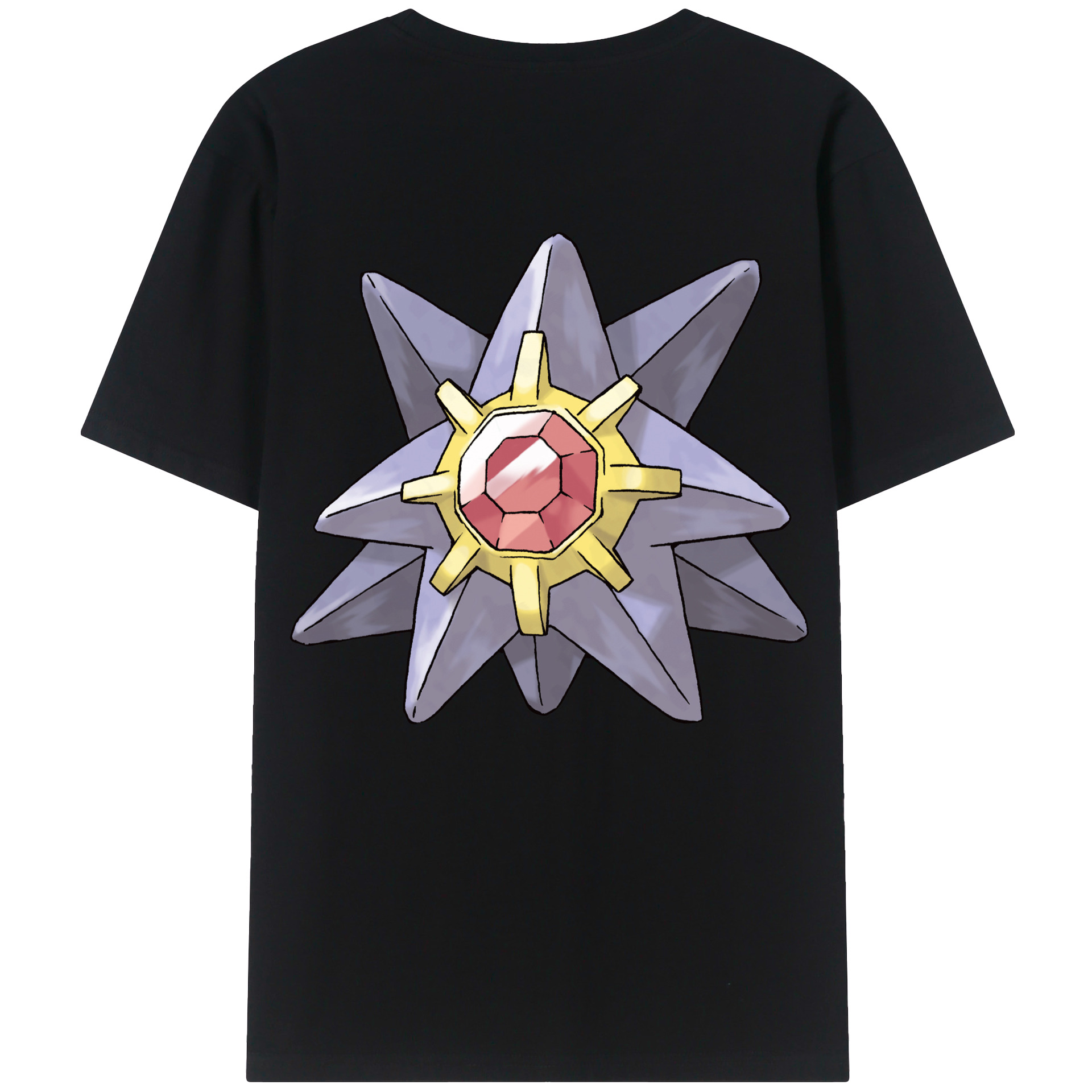 （画像用） ポケットモンスター Pokémon 綿100％ メンズ半袖Tシャツ（バックプリント） 通気性