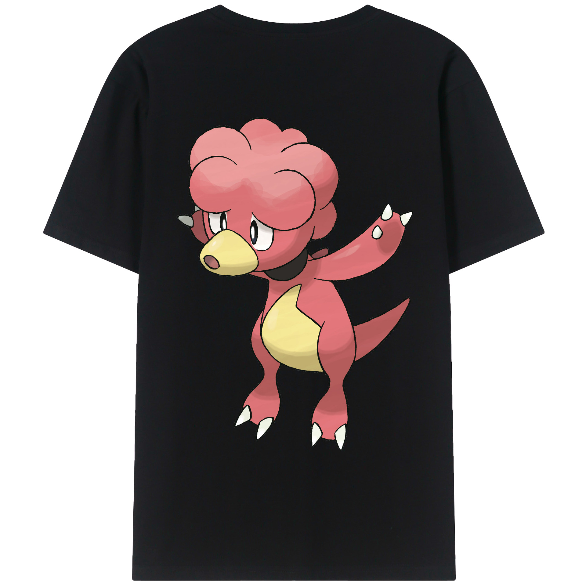 （画像用） ポケットモンスター Pokémon 綿100％ メンズ半袖Tシャツ（バックプリント） 通気性