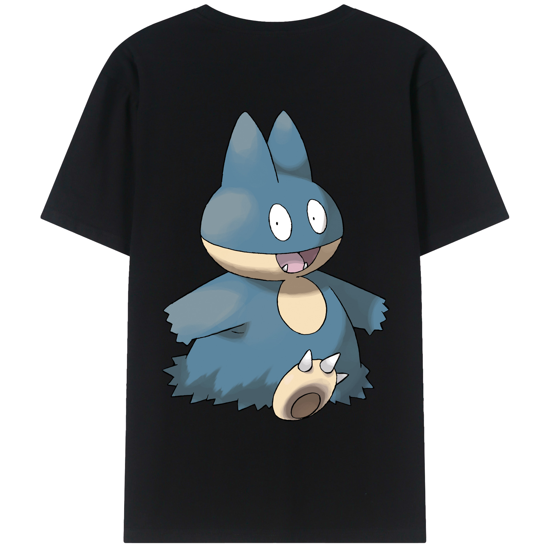 （画像用） ポケットモンスター Pokémon 綿100％ メンズ半袖Tシャツ（バックプリント） 通気性