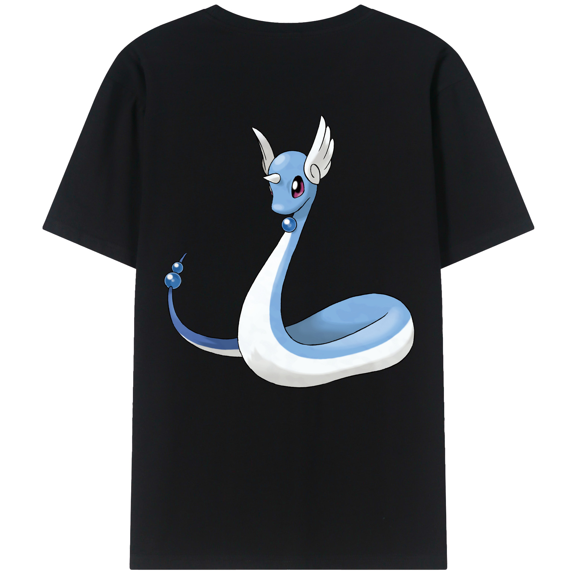 （画像用） ポケットモンスター Pokémon 綿100％ メンズ半袖Tシャツ（バックプリント） 通気性