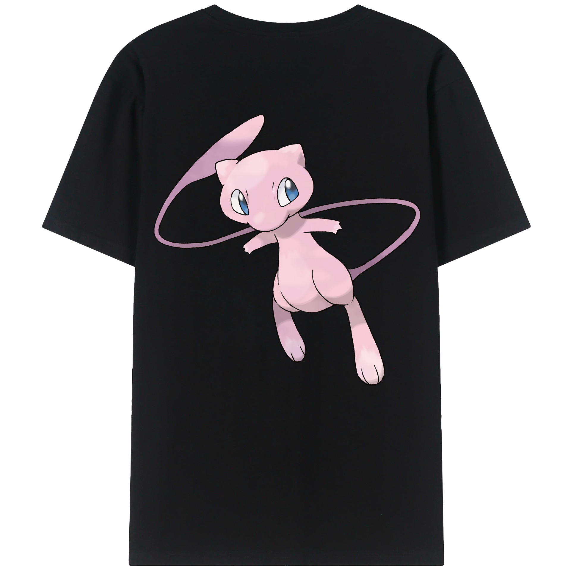 （画像用） ポケットモンスター Pokémon 綿100％ メンズ半袖Tシャツ（バックプリント） 通気性