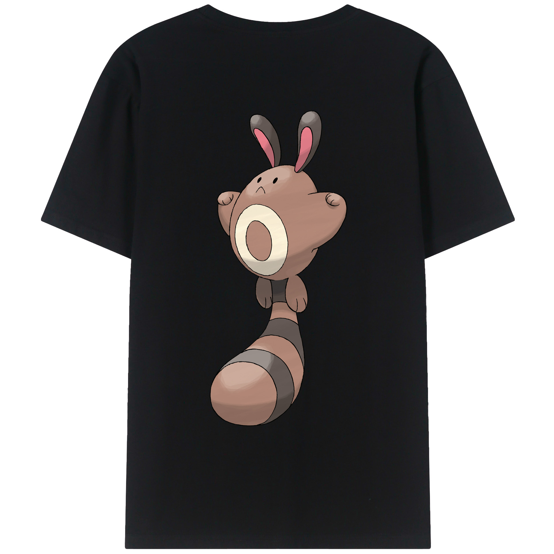 （画像用） ポケットモンスター Pokémon 綿100％ メンズ半袖Tシャツ（バックプリント） 通気性