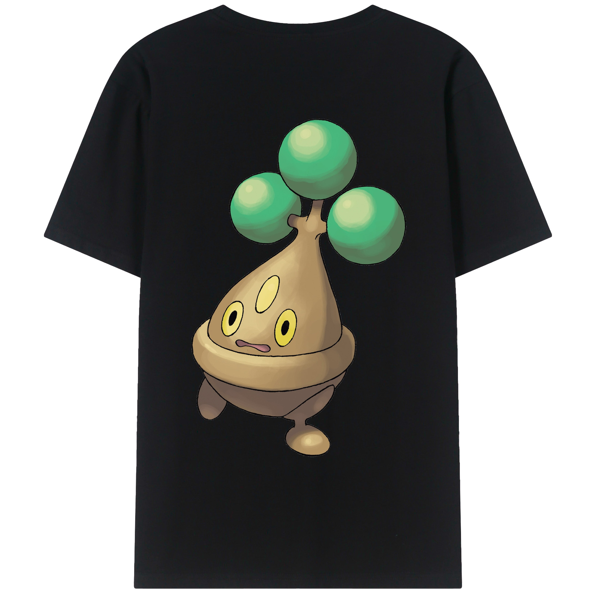 （画像用） ポケットモンスター Pokémon 綿100％ メンズ半袖Tシャツ（バックプリント） 通気性